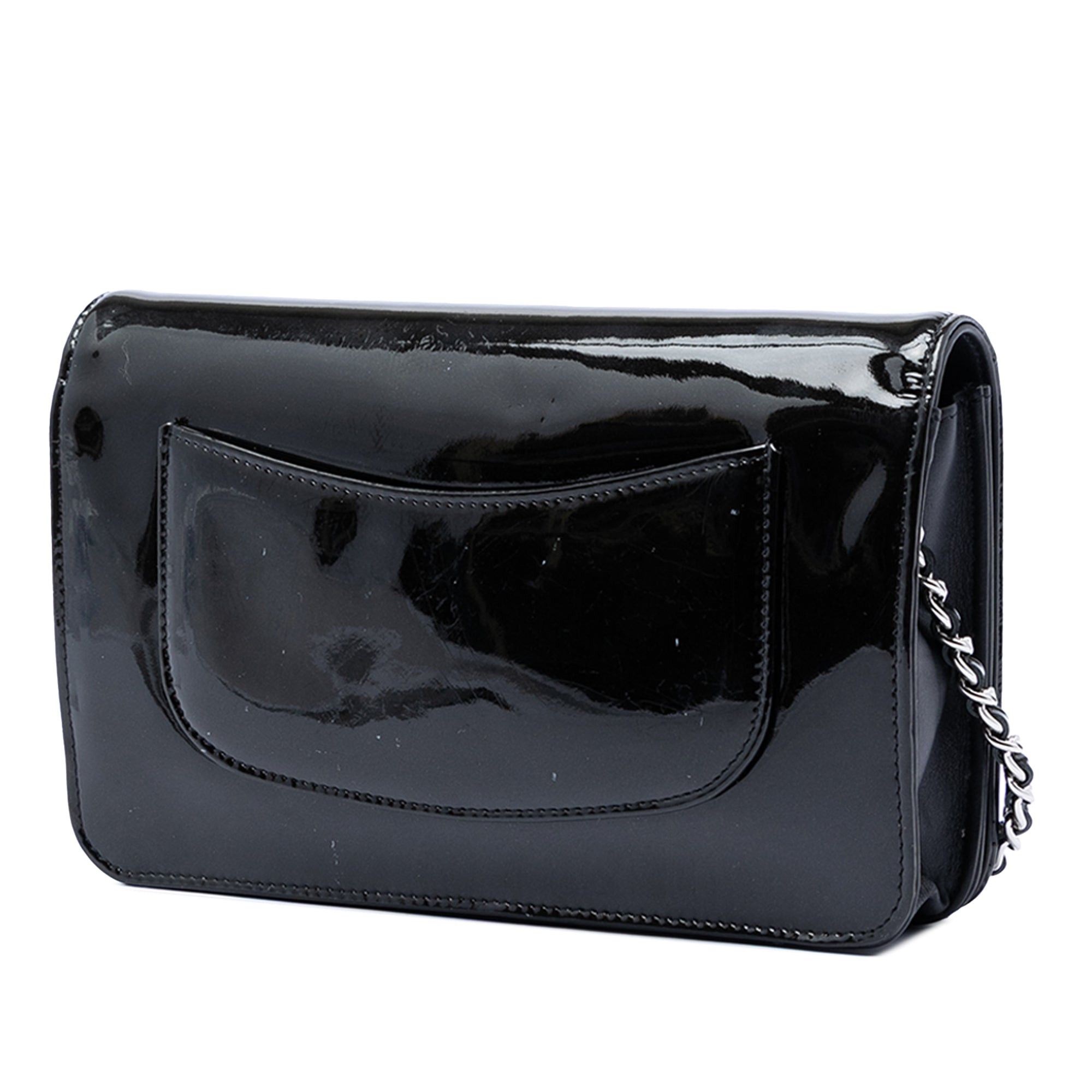 Chanel CC Patent Strass Embellished Wallet On Chain Size ONE SIZE - 2 Thumbnail