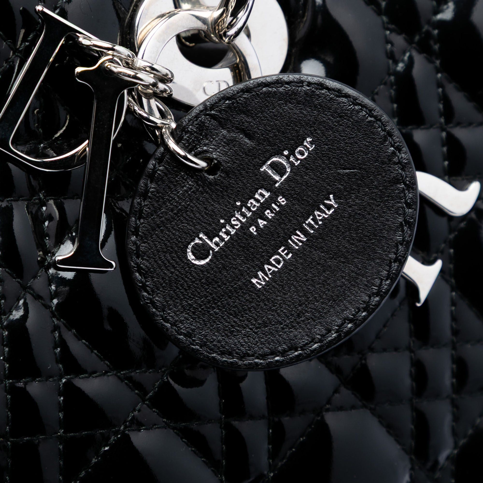 Dior Large Patent Cannage Lady Dior Size ONE SIZE - 5 Thumbnail
