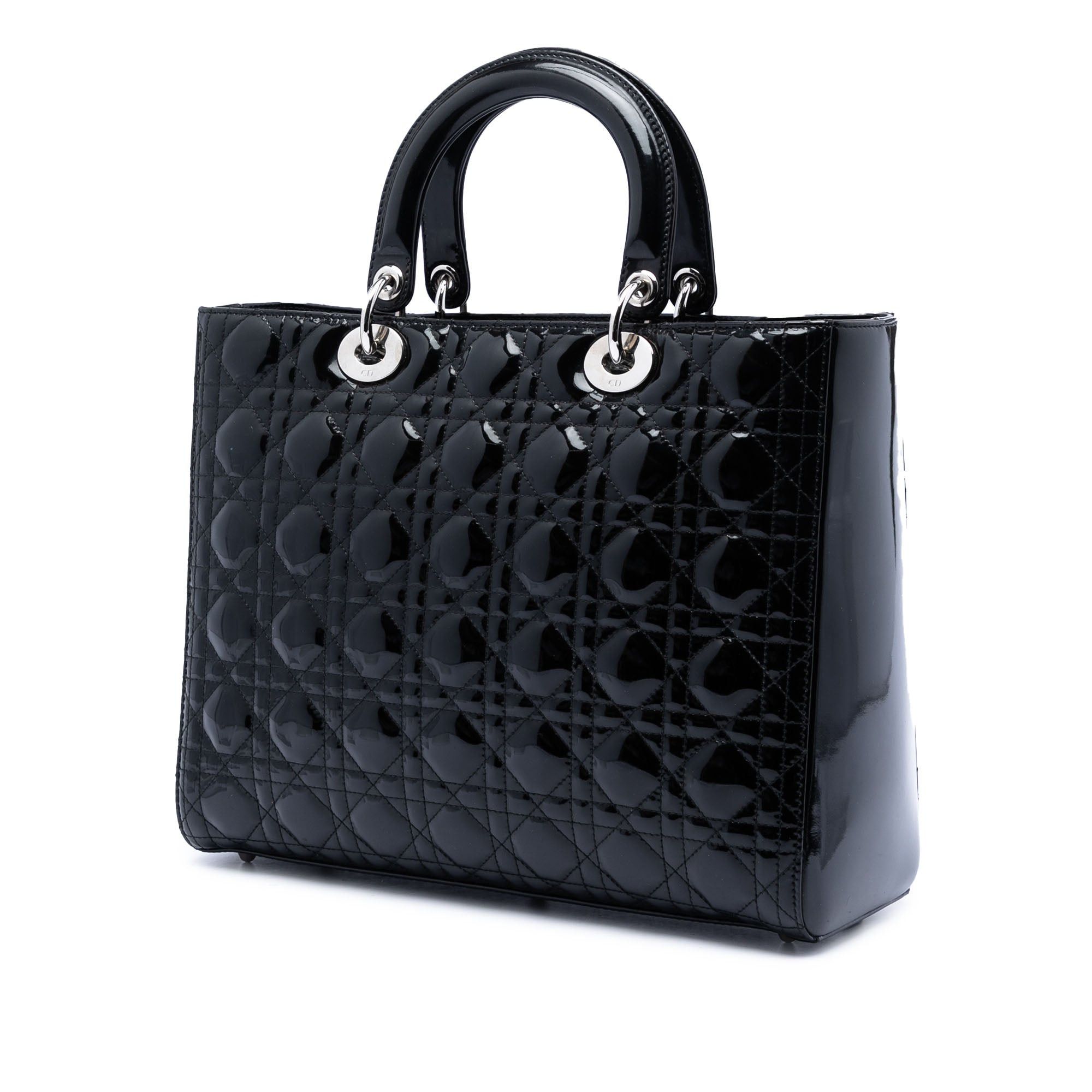 Dior Large Patent Cannage Lady Dior Size ONE SIZE - 2 Thumbnail