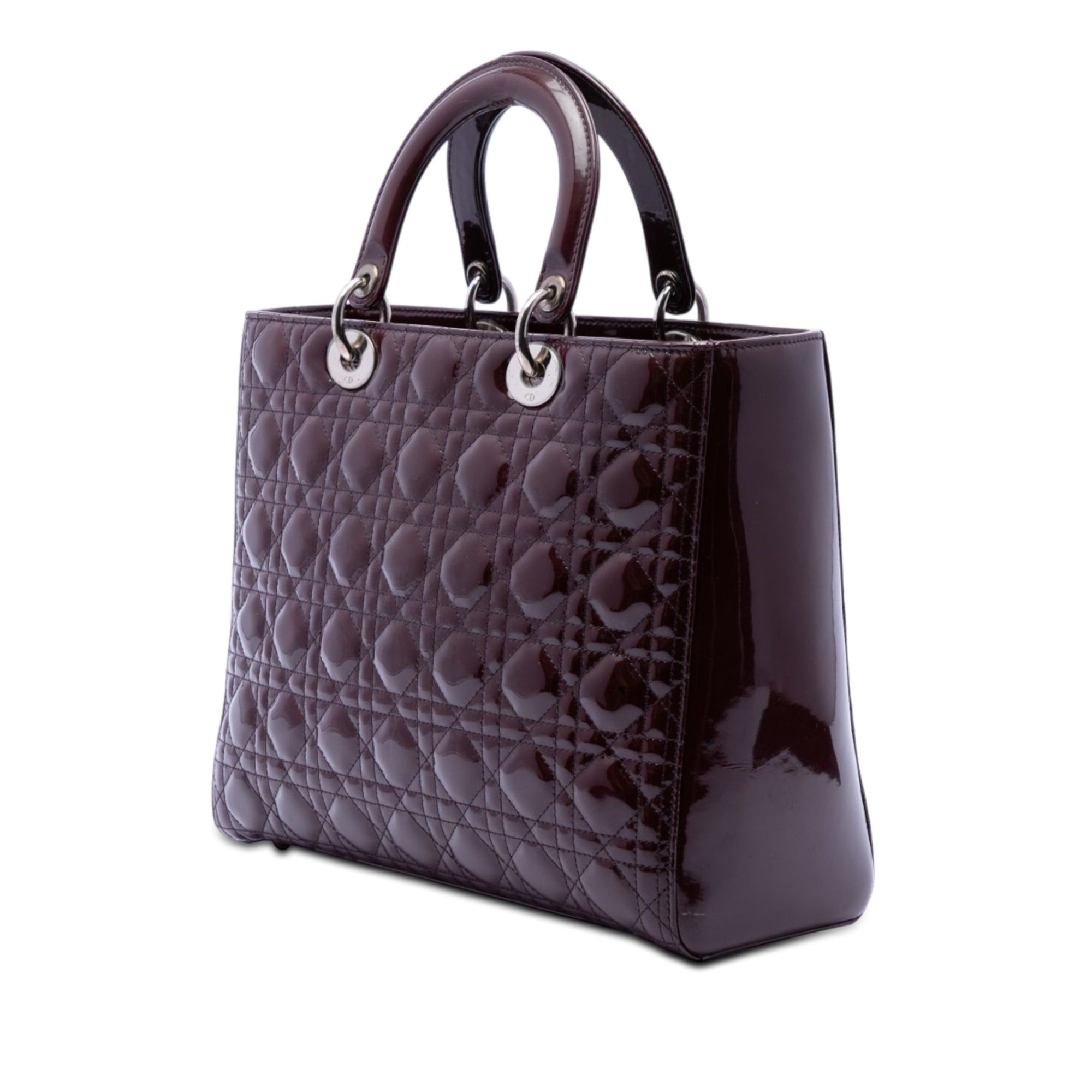 Dior Large Patent Cannage Lady Dior Size ONE SIZE - 2 Thumbnail