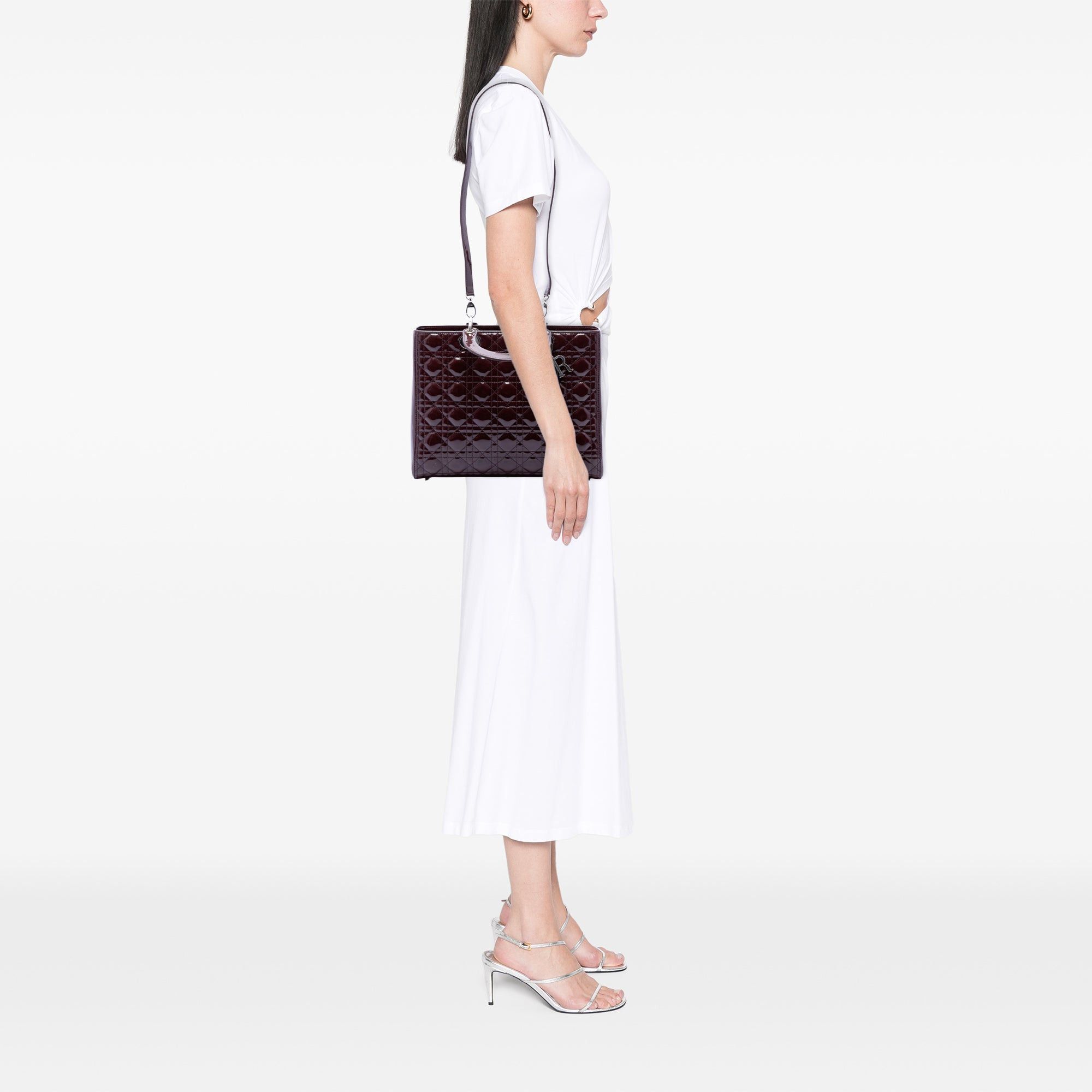 Dior Large Patent Cannage Lady Dior Size ONE SIZE - 6 Thumbnail
