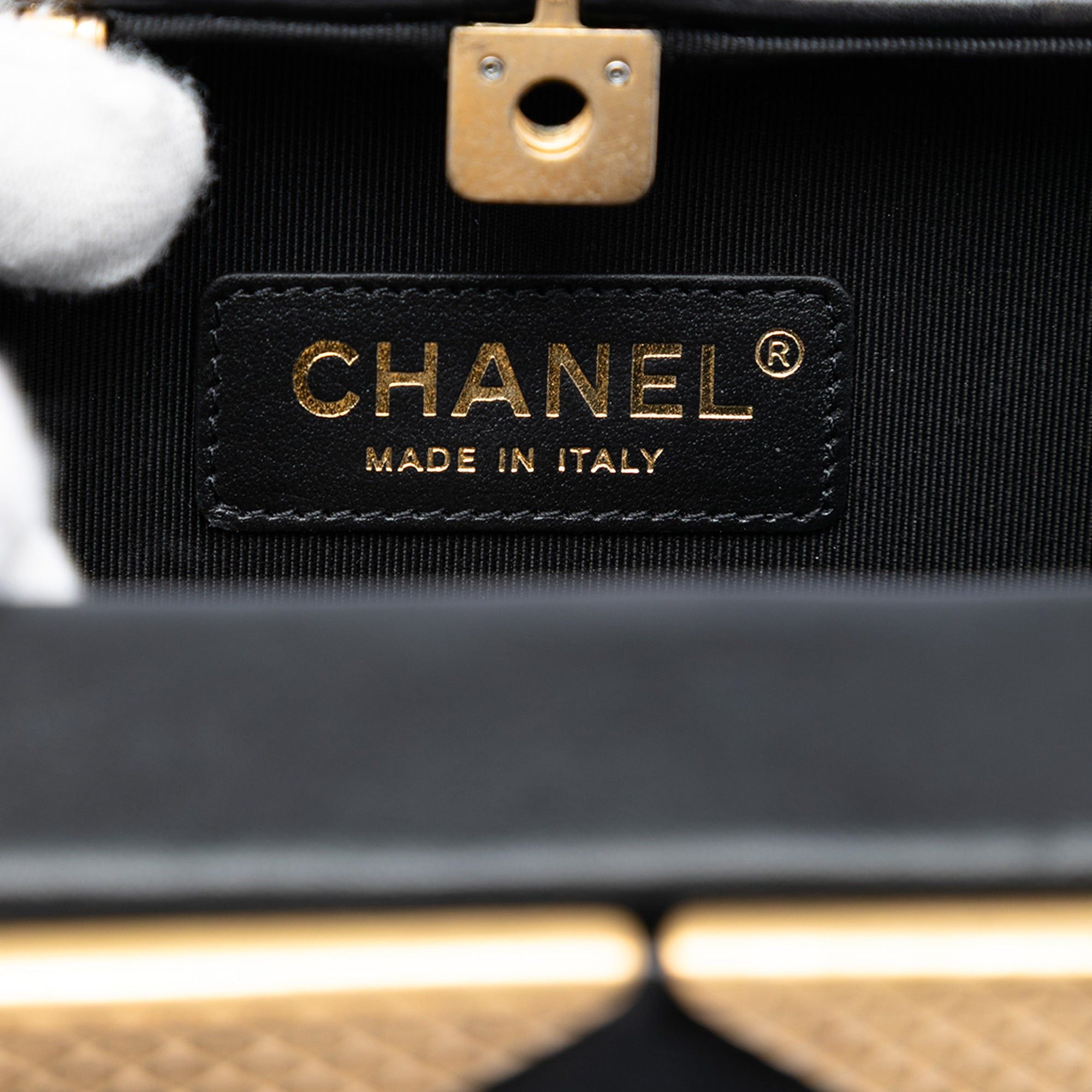 Chanel CC Lambskin and Metal Square Clutch with Chain Size ONE SIZE - 5 Thumbnail