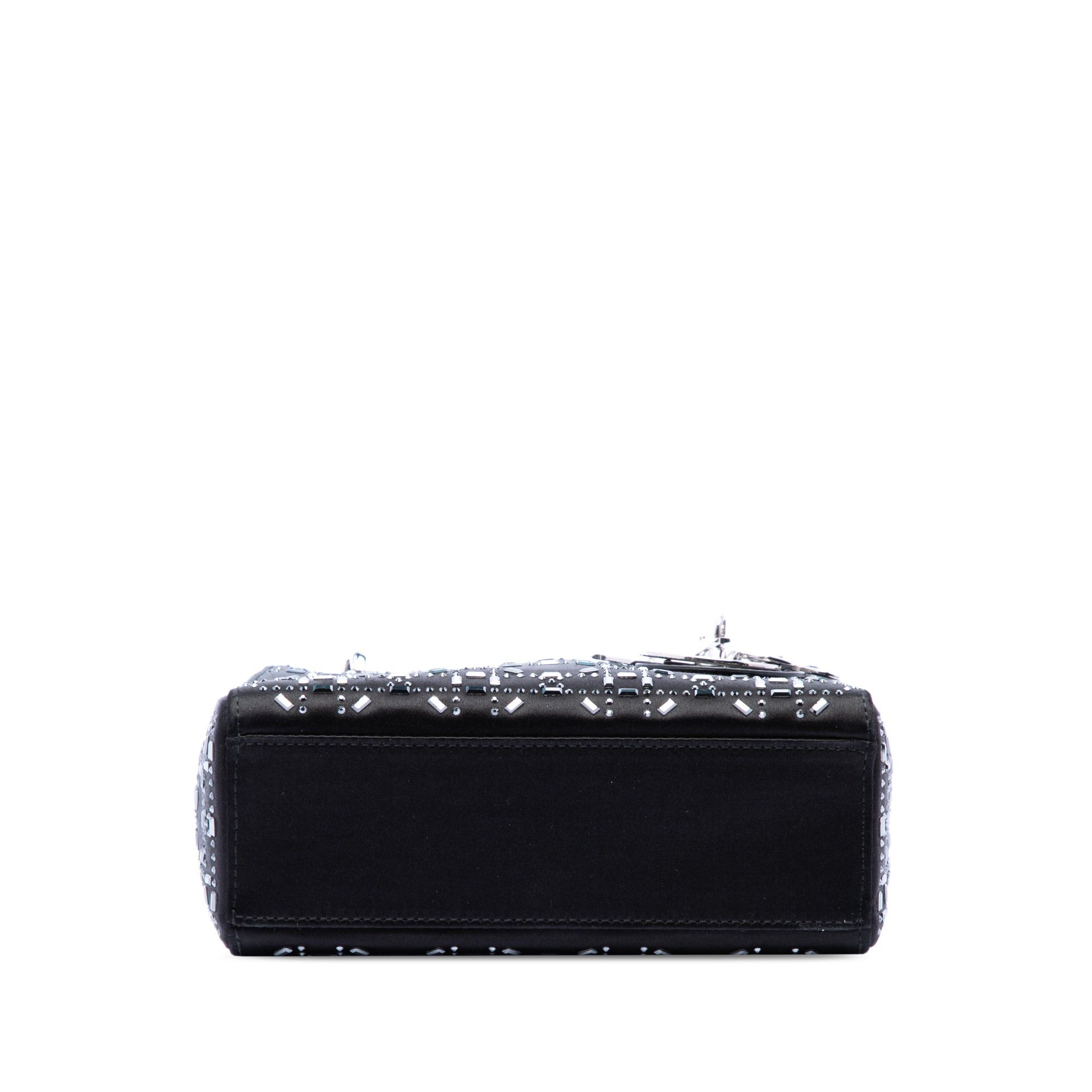 Dior Mini Velvet Cannage Strass Embellished Lady Dior Size ONE SIZE - 3 Thumbnail