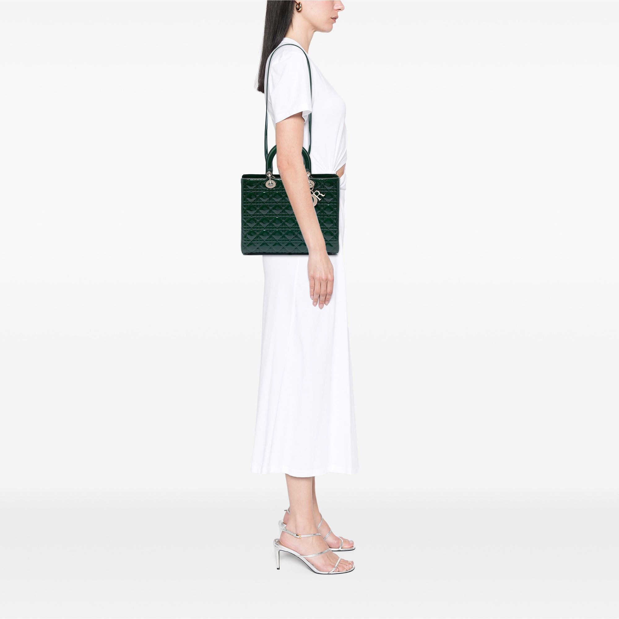 Dior Large Patent Cannage Lady Dior Size ONE SIZE - 6 Thumbnail