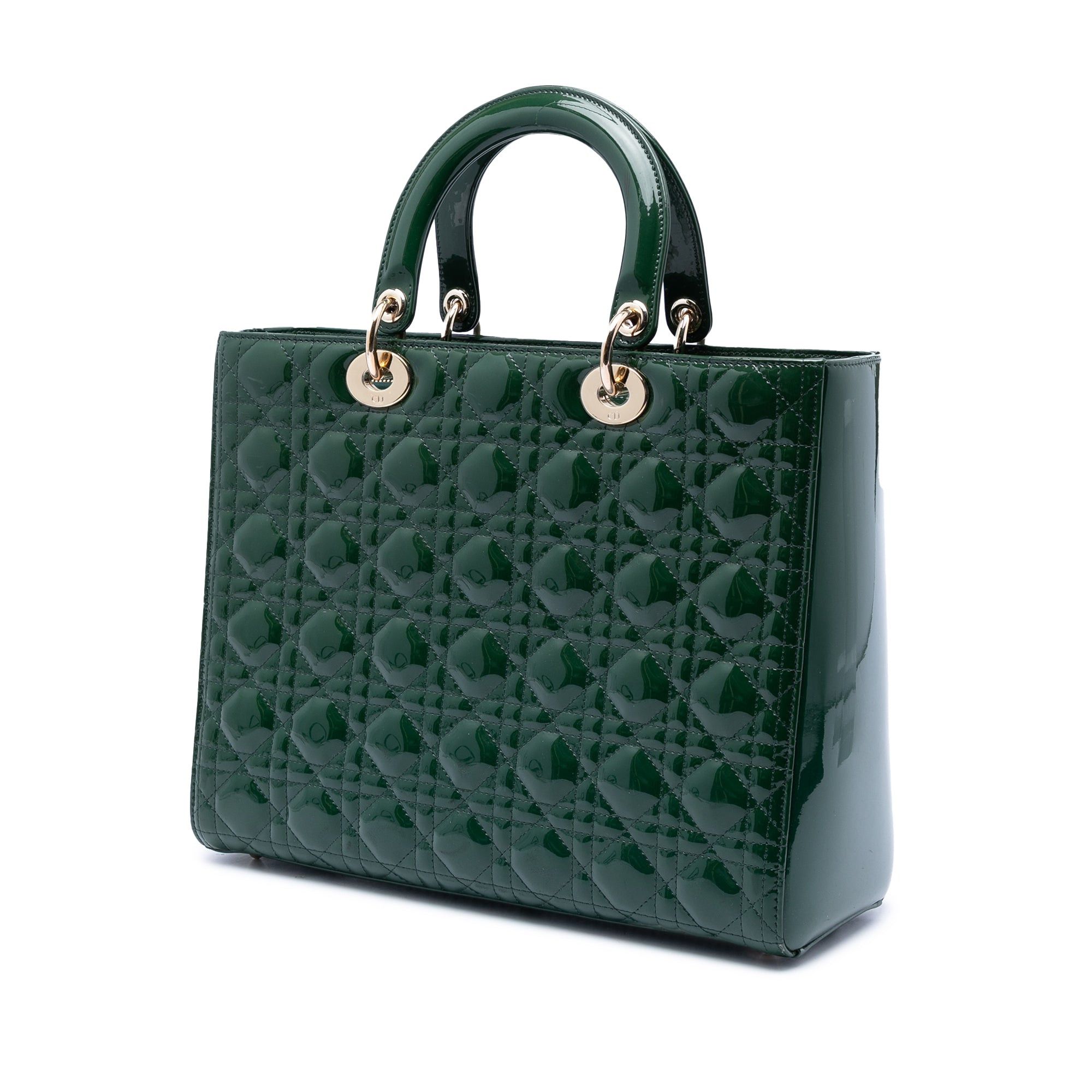 Dior Large Patent Cannage Lady Dior Size ONE SIZE - 2 Thumbnail