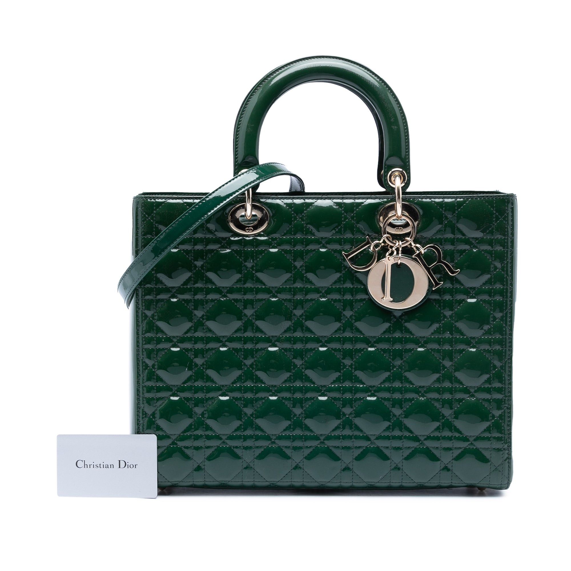 Dior Large Patent Cannage Lady Dior Size ONE SIZE - 7 Thumbnail