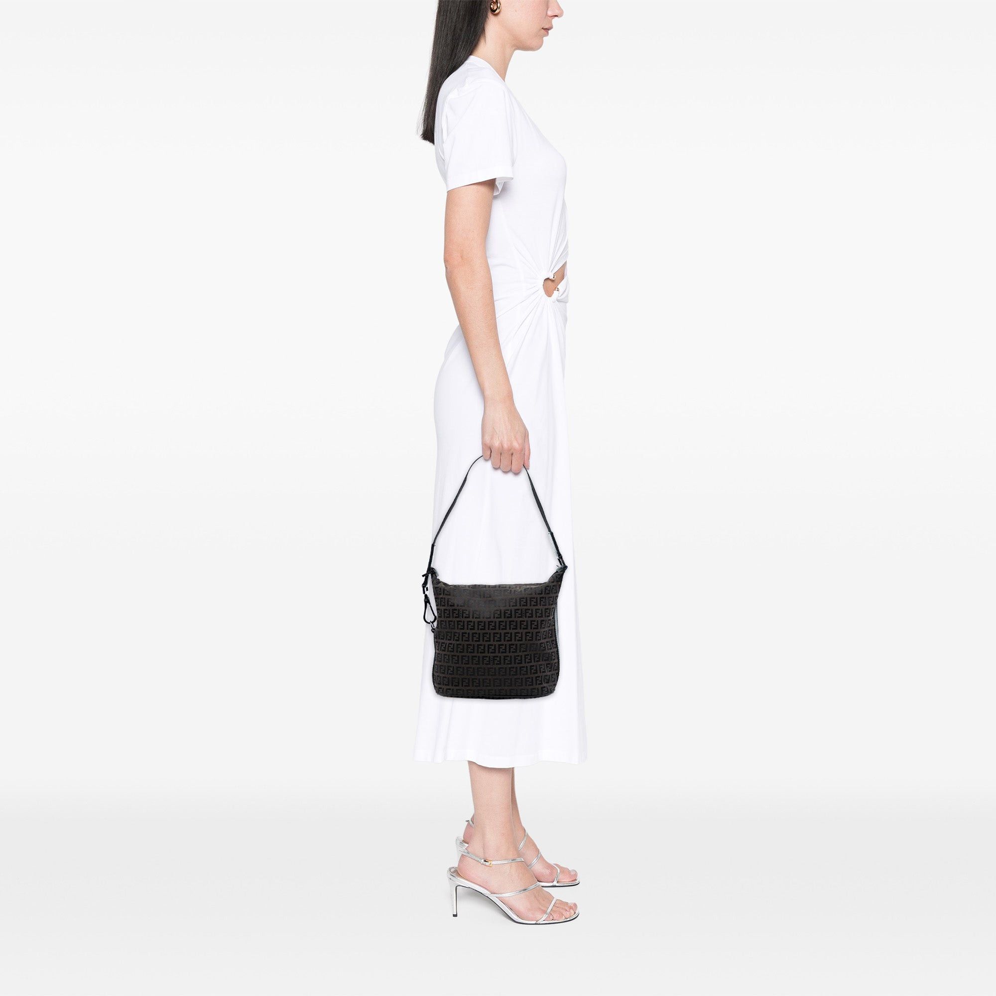 Fendi Zucchino Canvas Shoulder Bag Size ONE SIZE - 7 Thumbnail