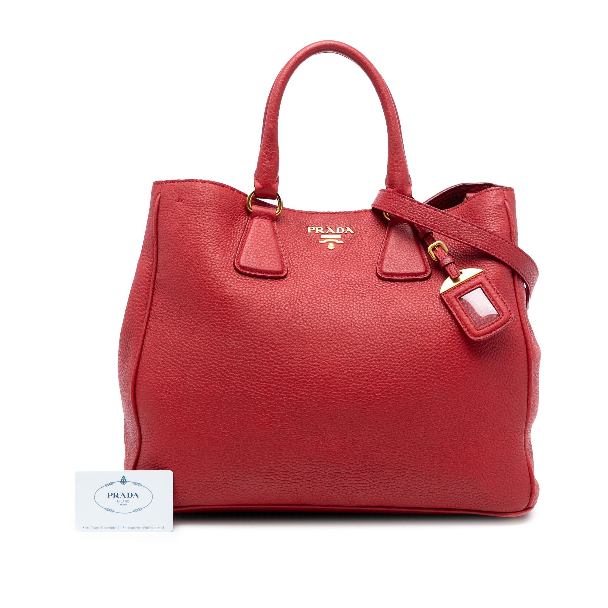 Prada Vitello Daino Open Convertible Tote Size ONE SIZE - 7 Thumbnail