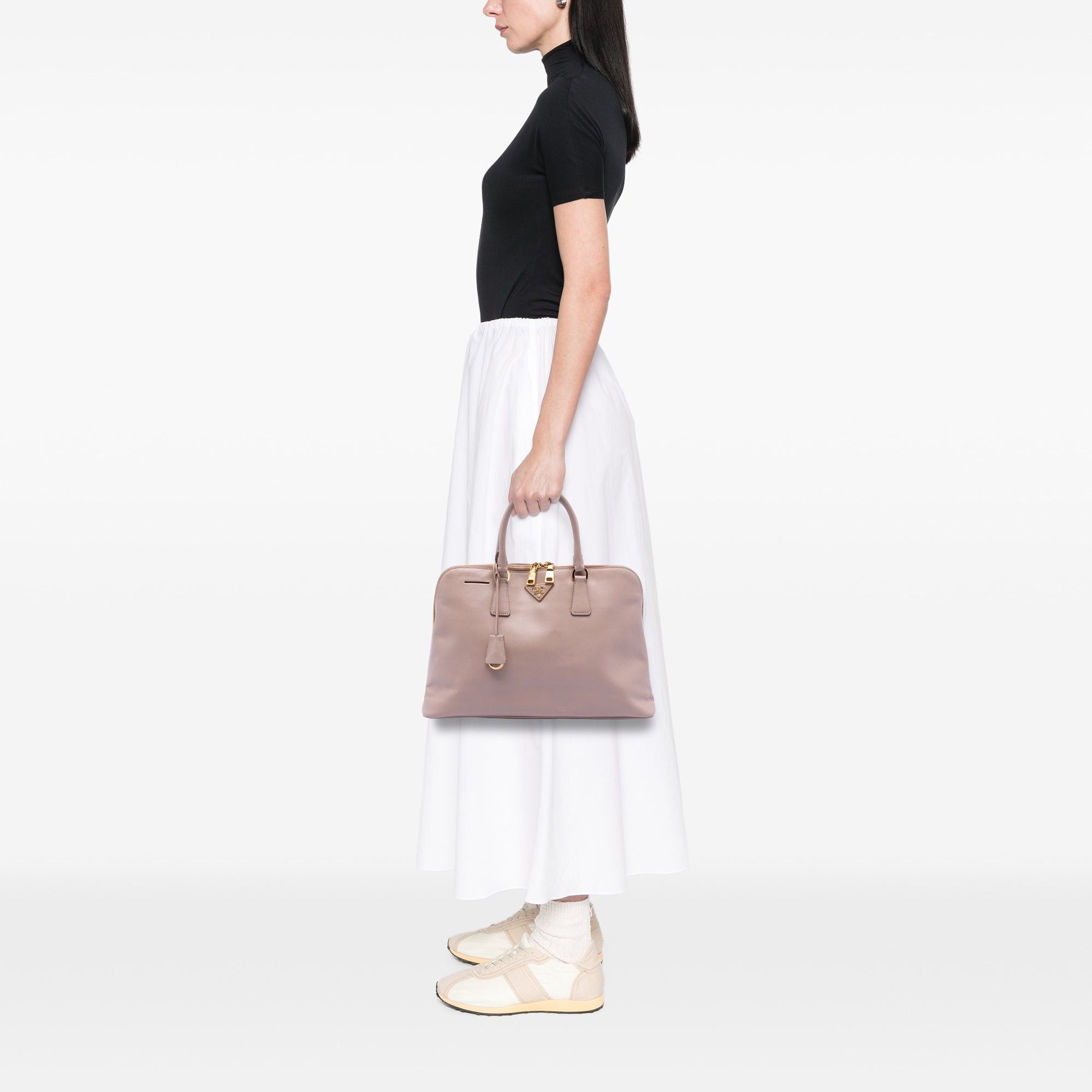 Prada Large Saffiano Lux Promenade Satchel Size ONE SIZE - 6 Thumbnail