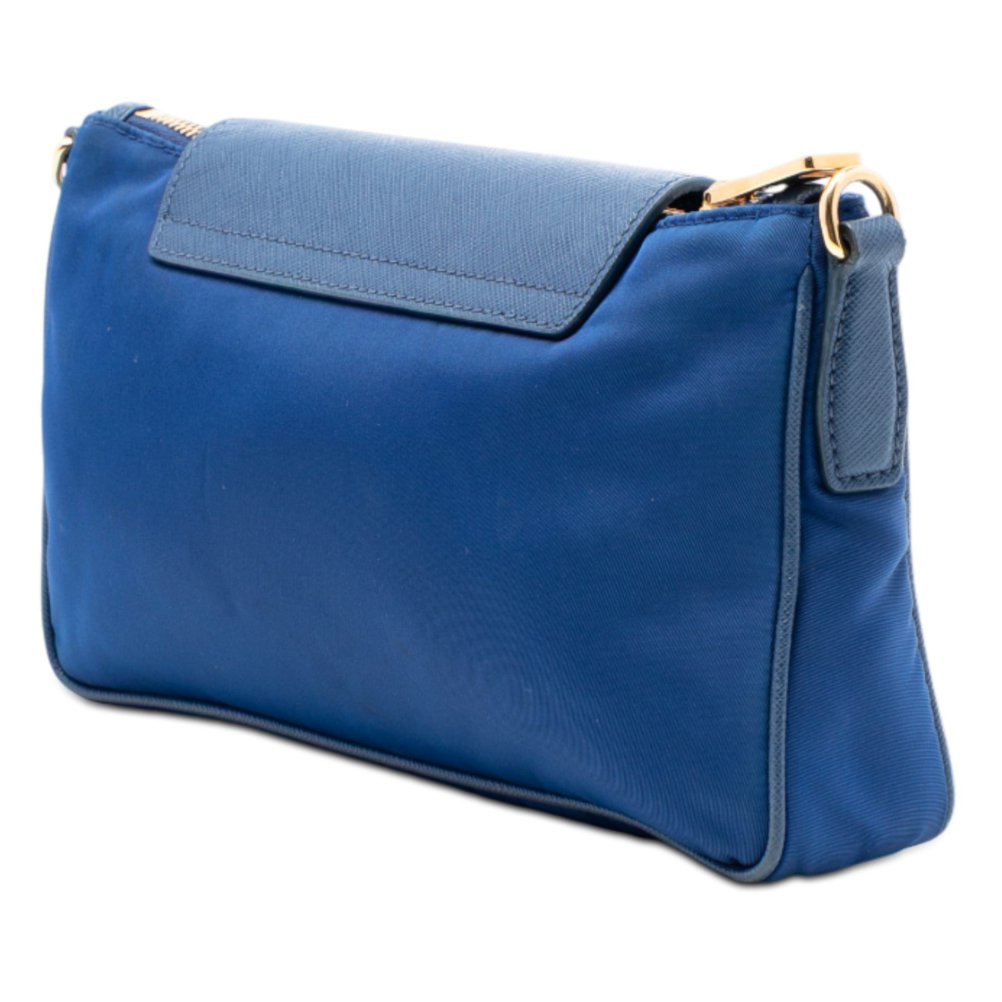 Prada Saffiano Trimmed Tessuto Chain Crossbody Size ONE SIZE - 2 Thumbnail