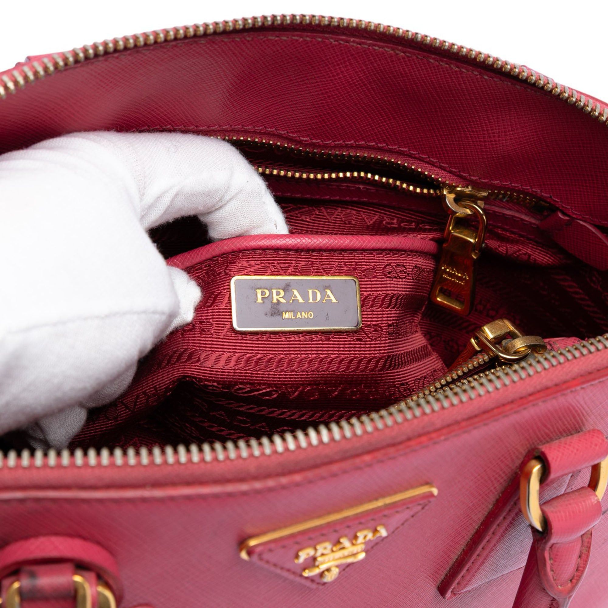 Prada Medium Saffiano Lux Promenade Satchel Size ONE SIZE - 5 Thumbnail