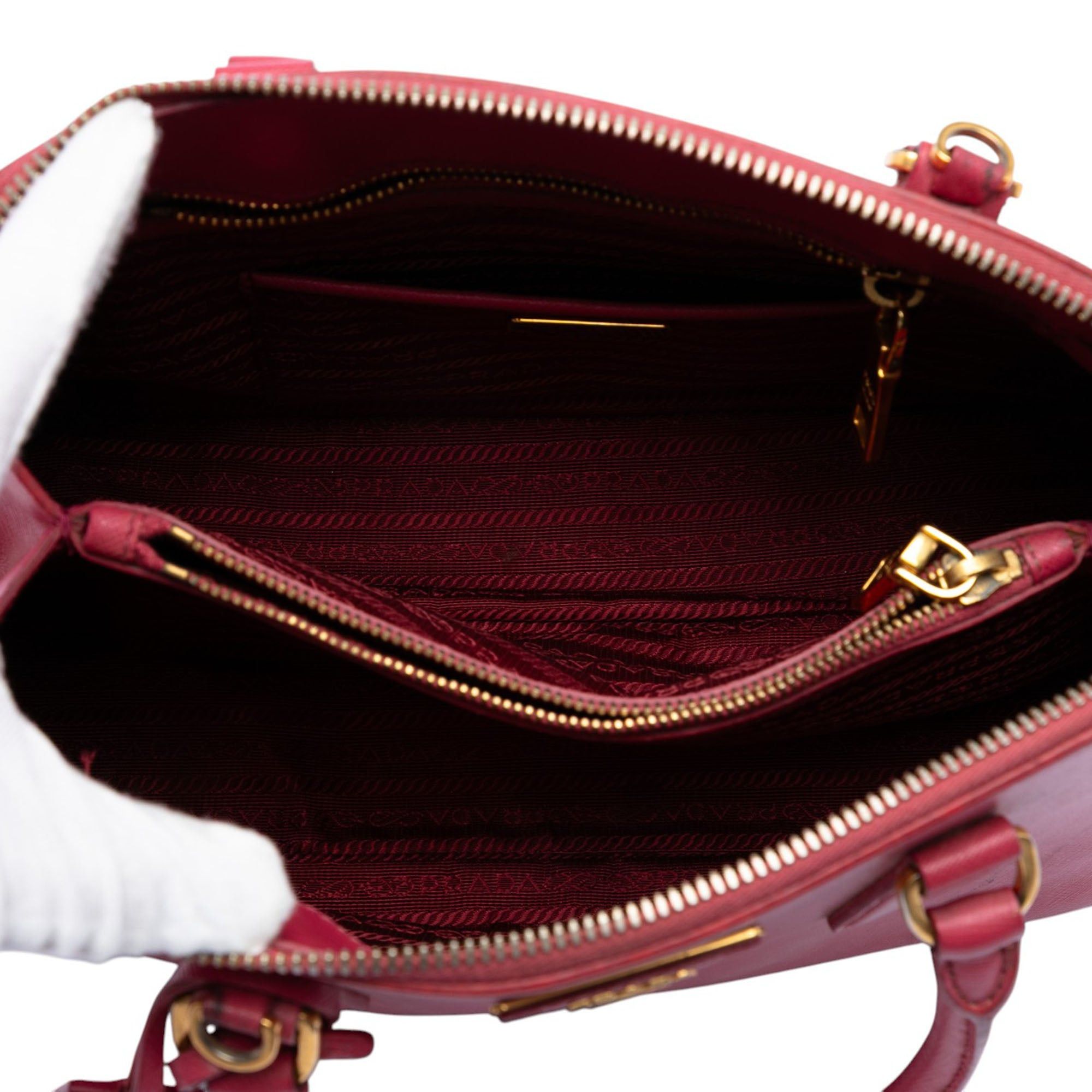 Prada Medium Saffiano Lux Promenade Satchel Size ONE SIZE - 4 Thumbnail