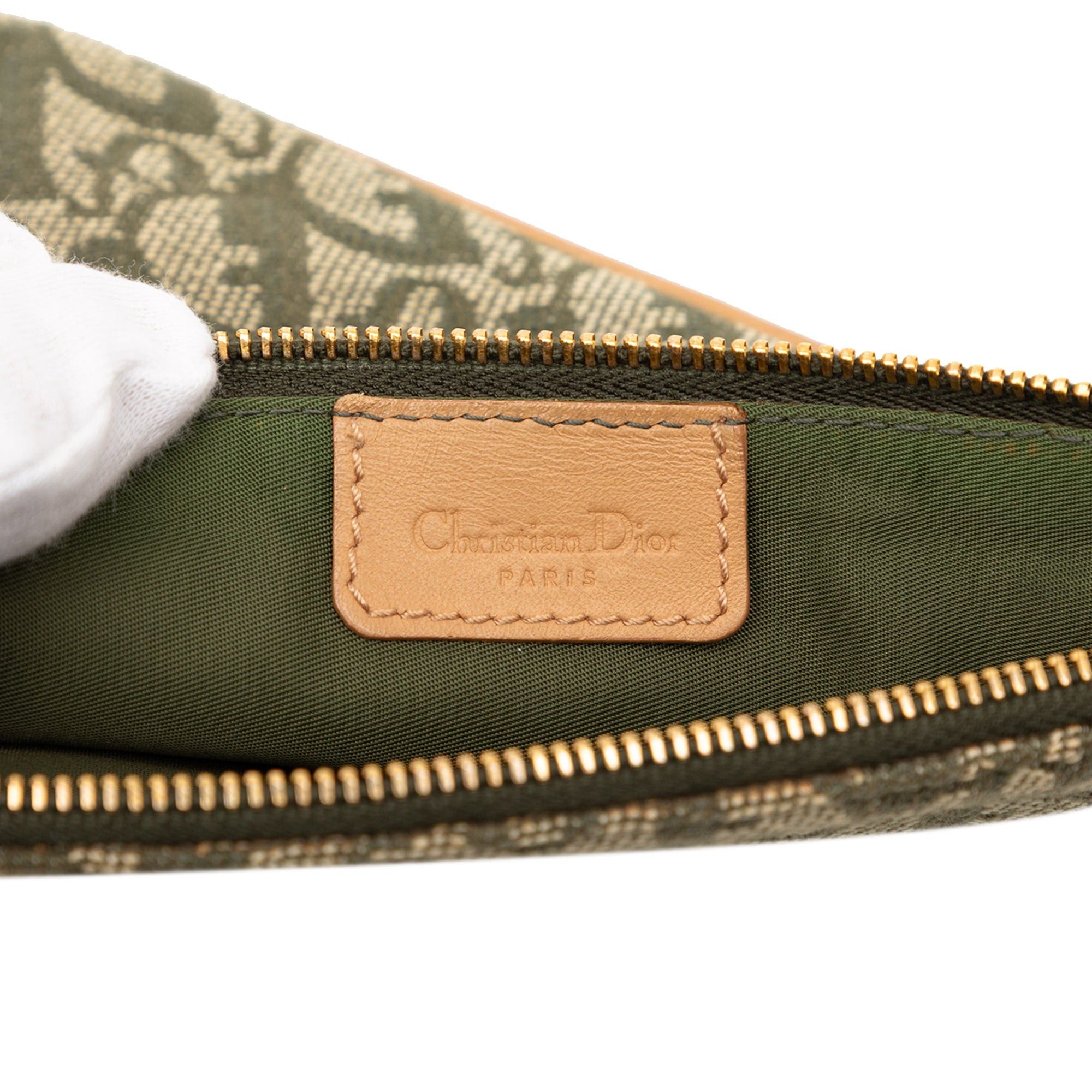 Dior Mini Diorissimo Canvas Saddle Pochette Size ONE SIZE - 5 Thumbnail