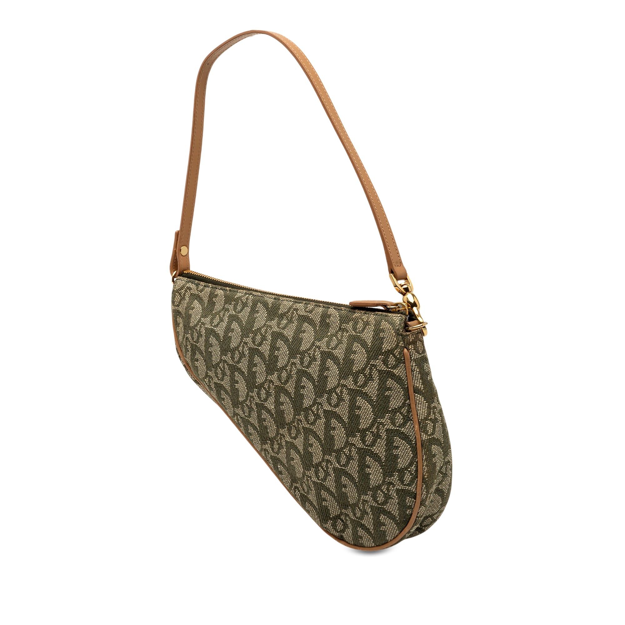 Dior Mini Diorissimo Canvas Saddle Pochette Size ONE SIZE - 2 Thumbnail