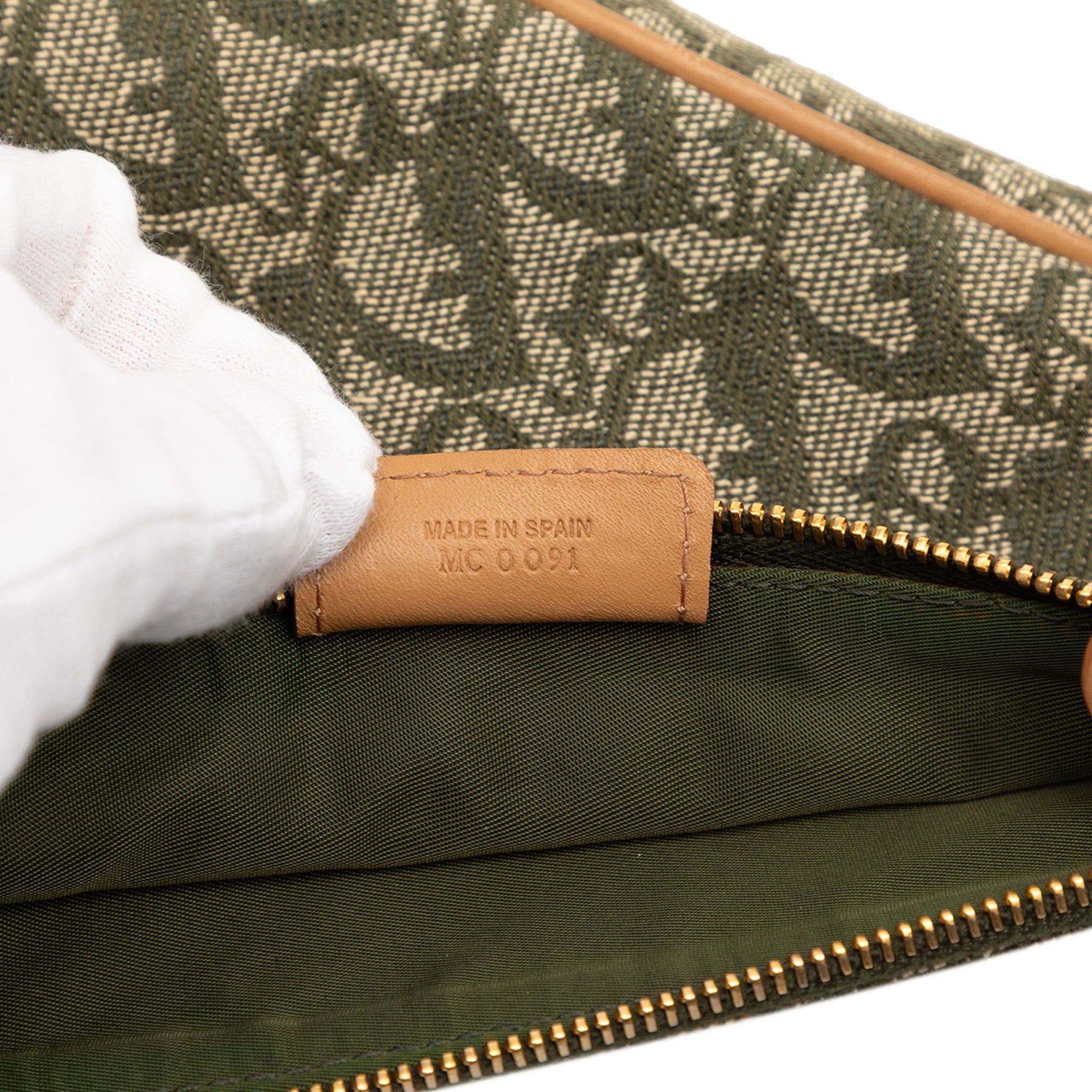 Dior Mini Diorissimo Canvas Saddle Pochette Size ONE SIZE - 6 Thumbnail
