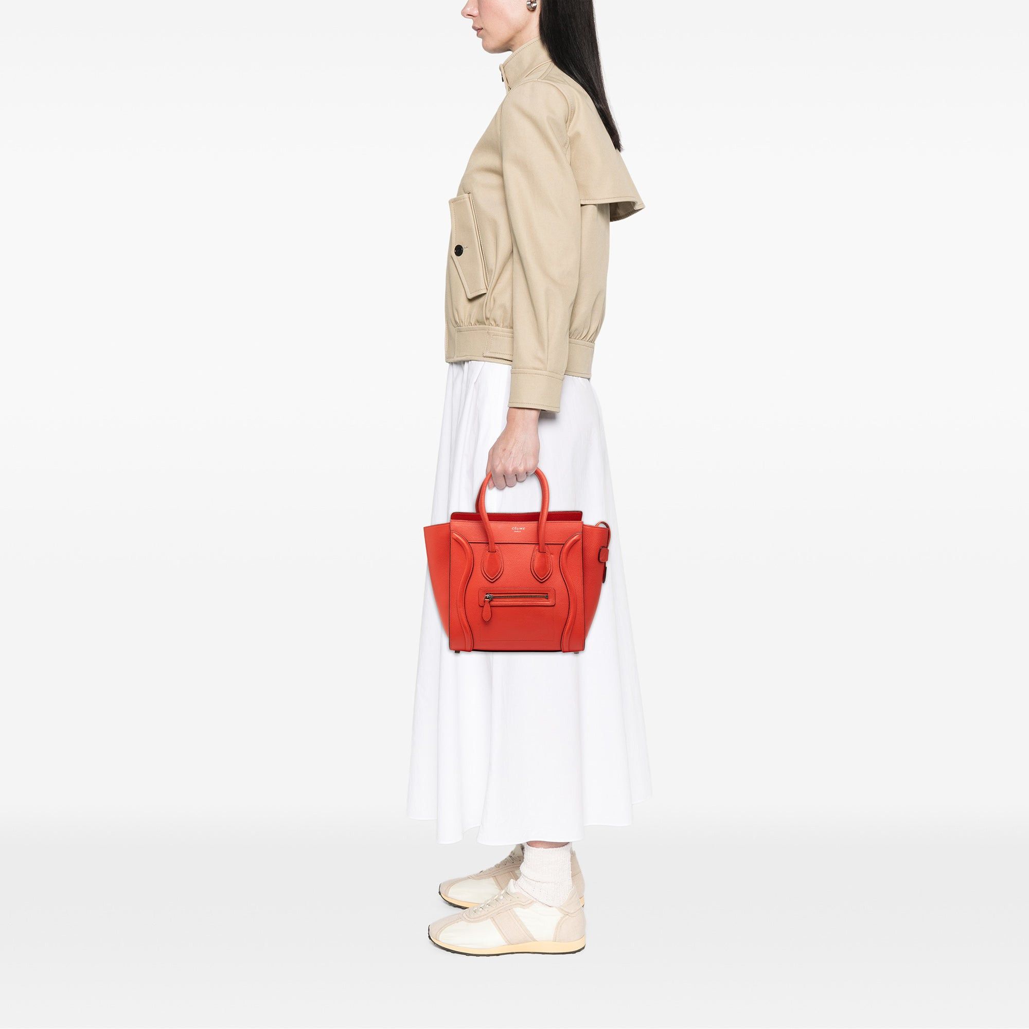 Celine Micro Leather Luggage Tote Size ONE SIZE - 7 Thumbnail
