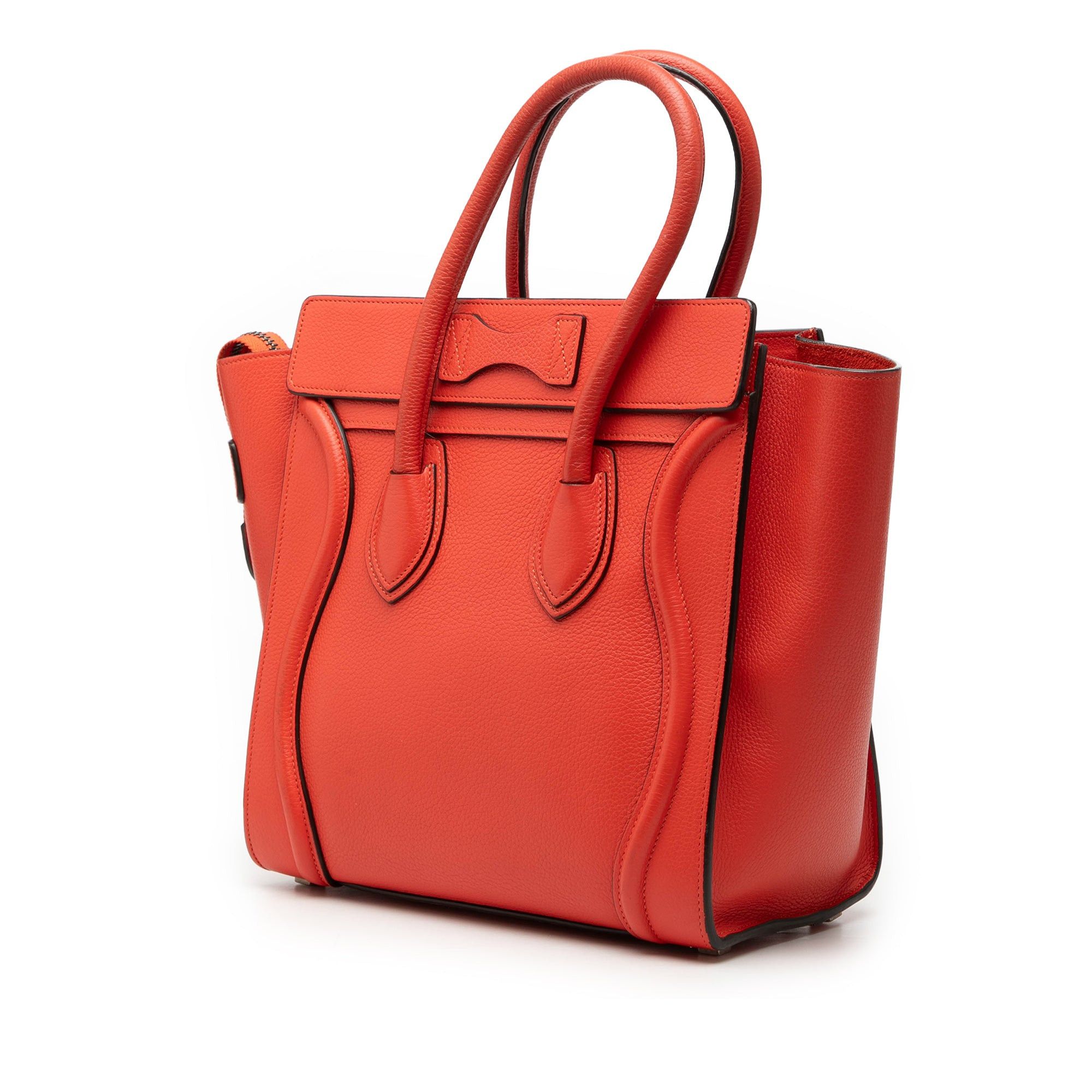 Celine Micro Leather Luggage Tote Size ONE SIZE - 2 Thumbnail