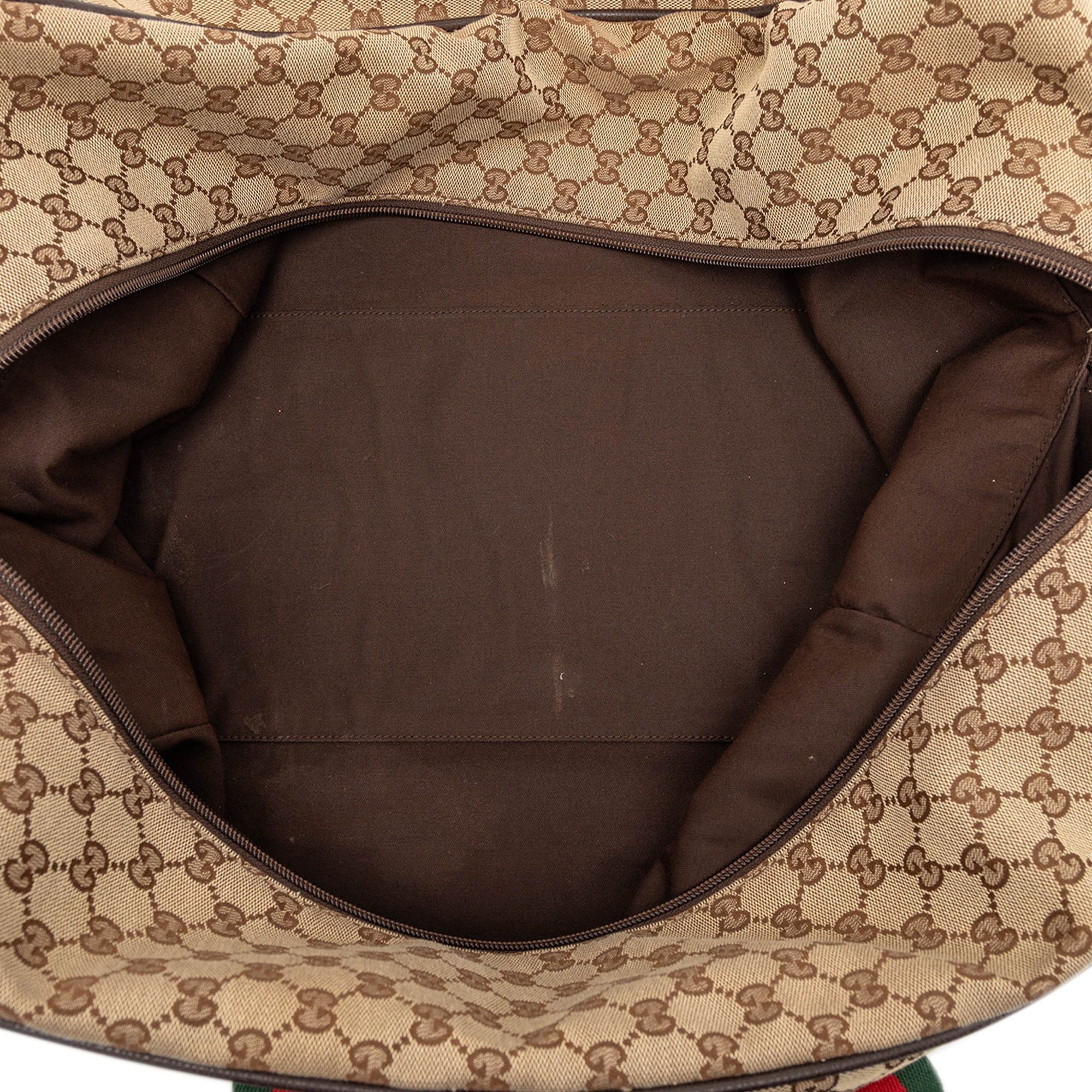 Gucci GG Canvas Web Travel Bag Size ONE SIZE - 4 Thumbnail