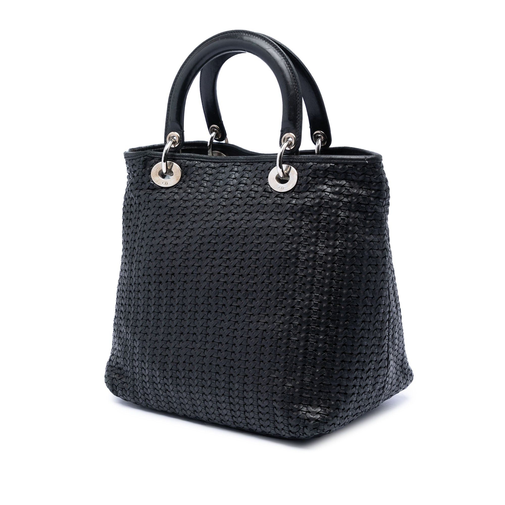Dior Medium Woven Calfskin Soft Lady Dior Size ONE SIZE - 2 Thumbnail