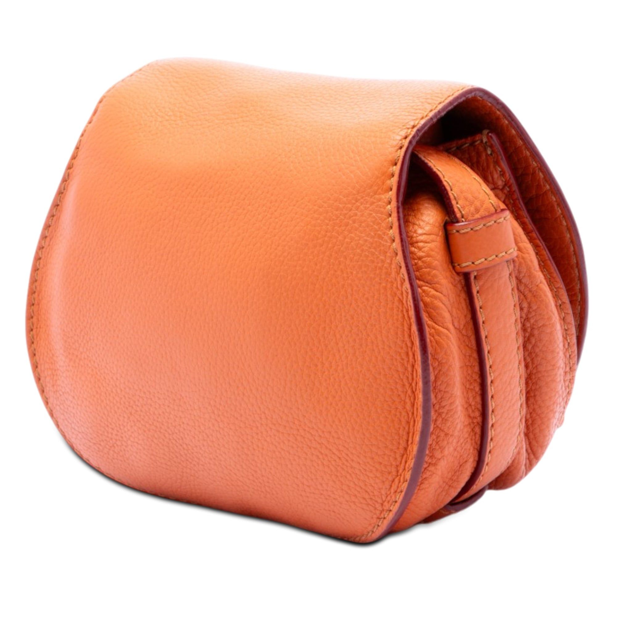 Chloe Small Grained Leather Marcie Saddle Crossbody Size ONE SIZE - 2 Thumbnail