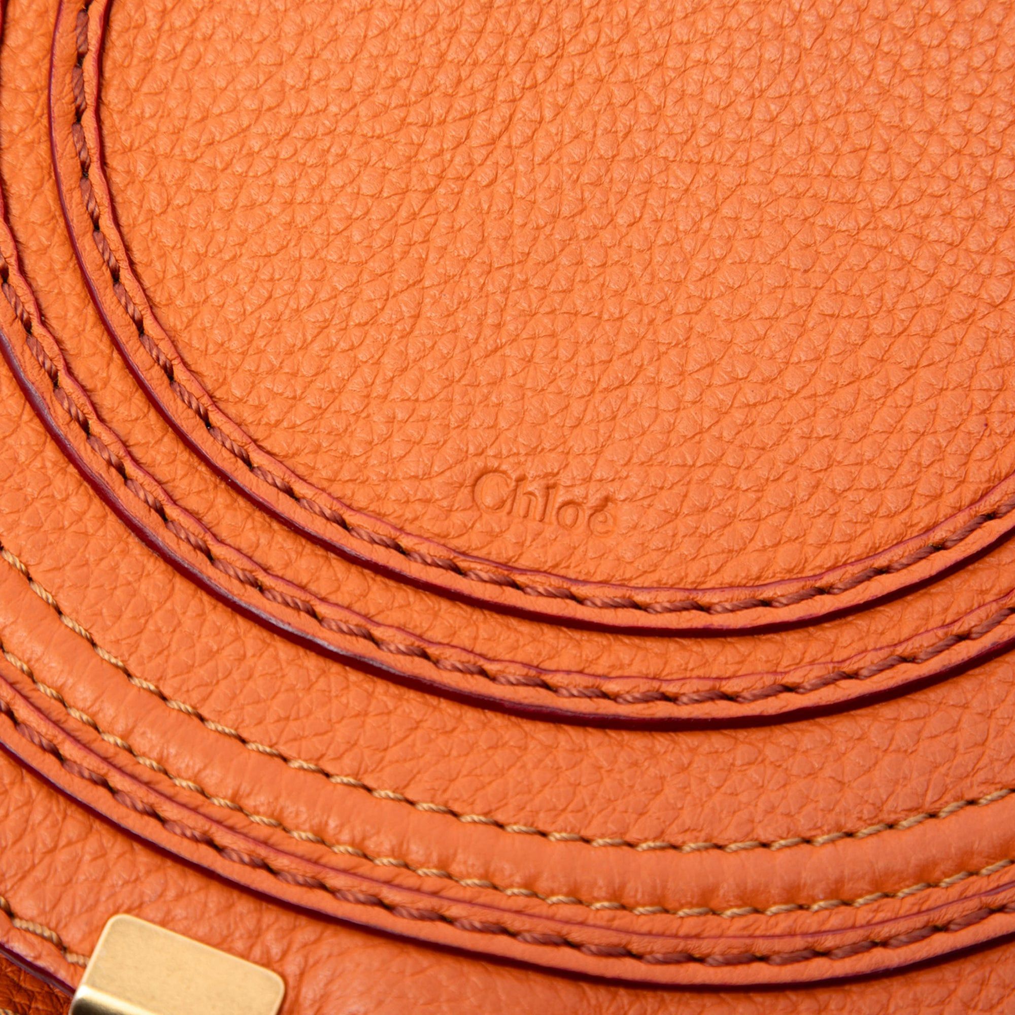 Chloe Small Grained Leather Marcie Saddle Crossbody Size ONE SIZE - 6 Thumbnail