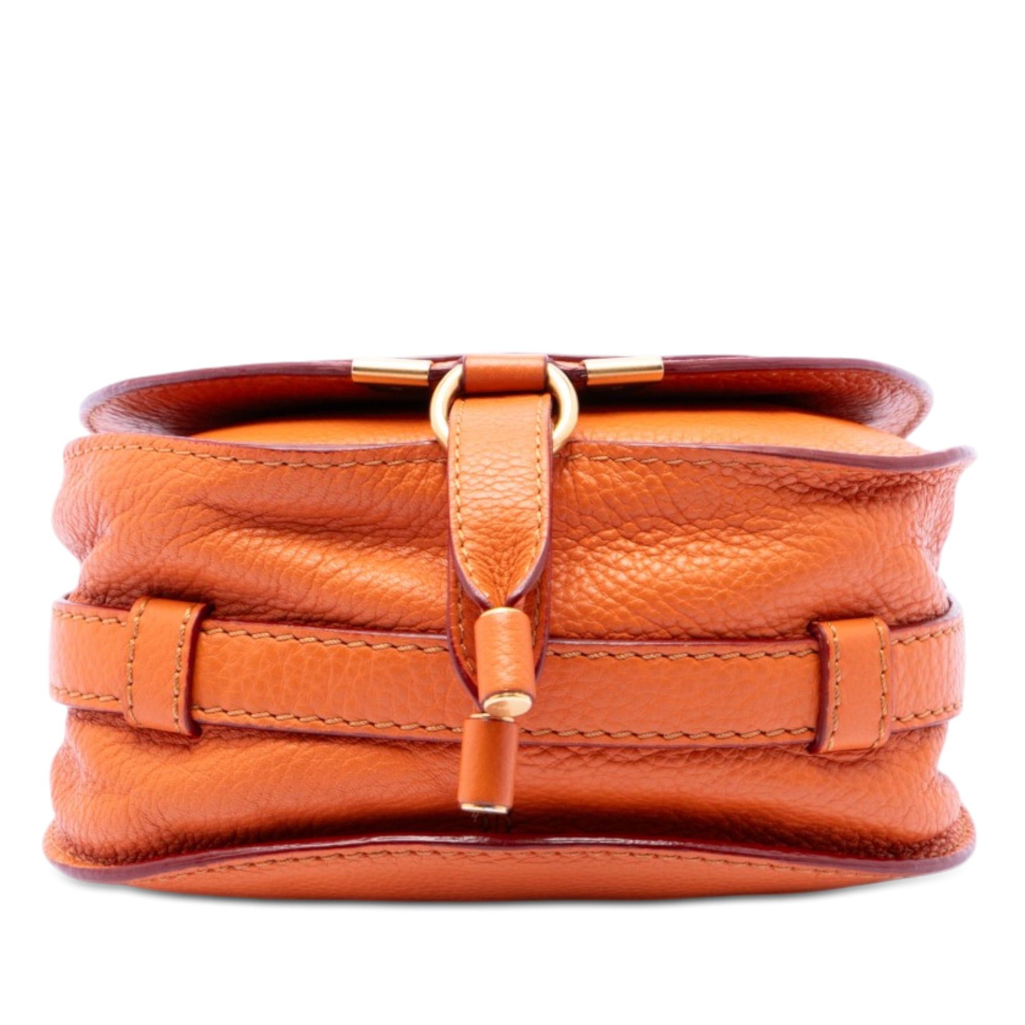 Chloe Small Grained Leather Marcie Saddle Crossbody Size ONE SIZE - 3 Thumbnail