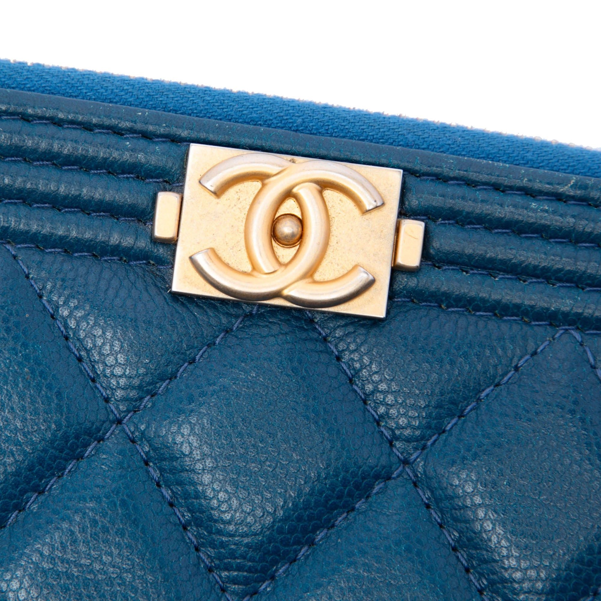 Chanel Medium Quilted Caviar Boy O Case Clutch Size ONE SIZE - 5 Thumbnail