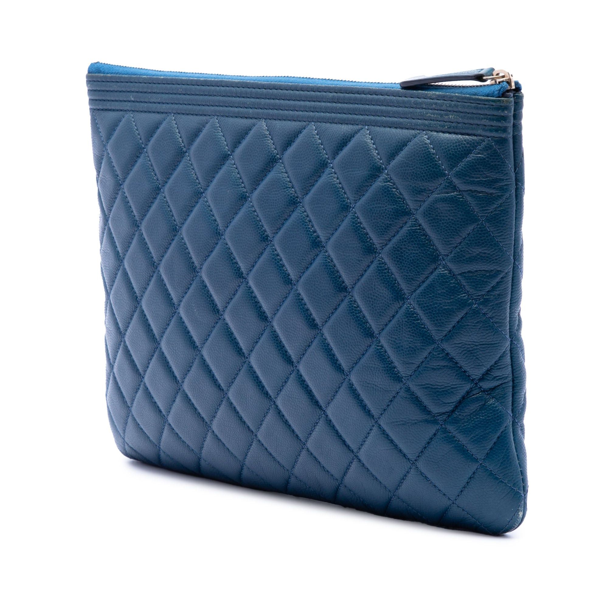 Chanel Medium Quilted Caviar Boy O Case Clutch Size ONE SIZE - 2 Thumbnail