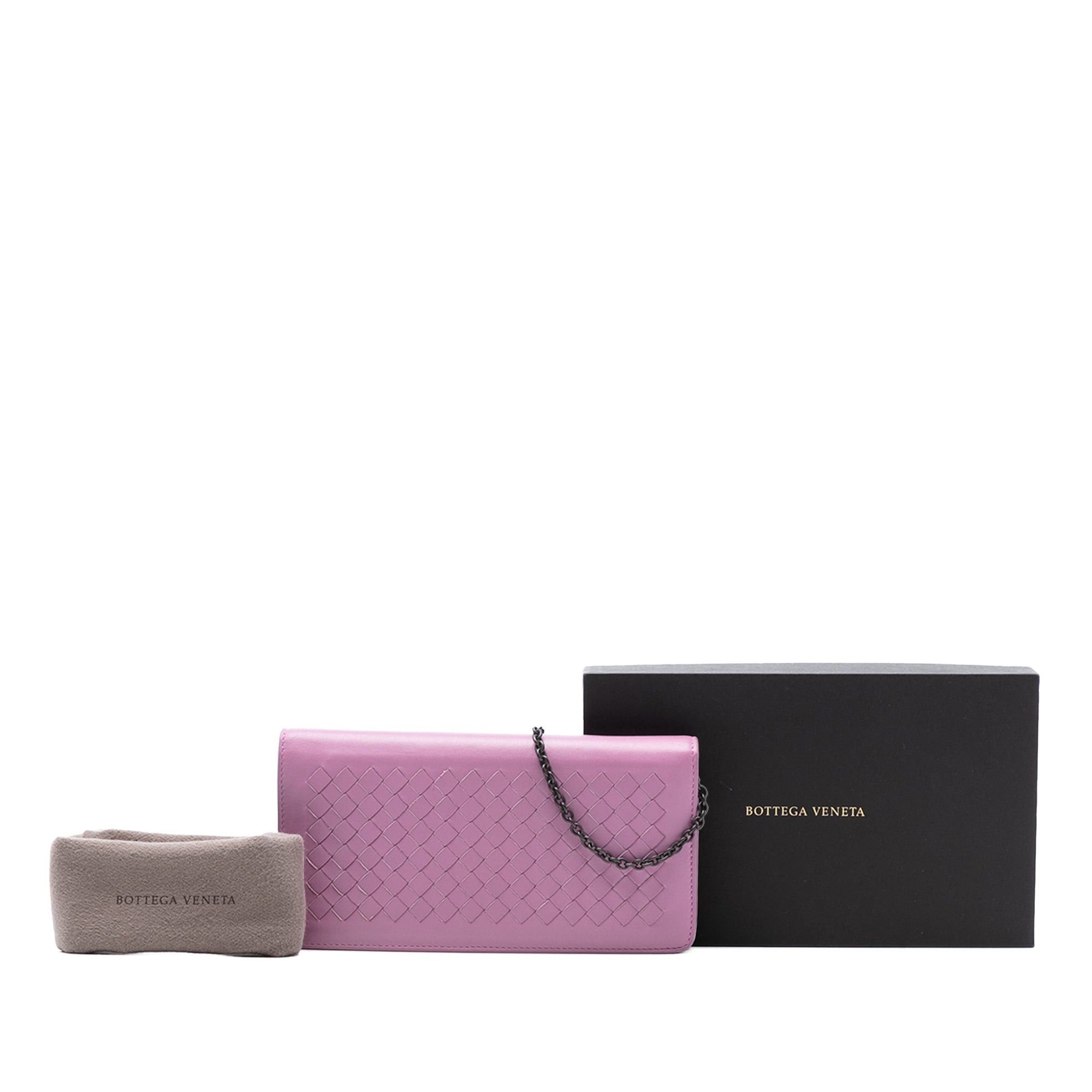 Bottega Veneta Nappa Intrecciato Continental Wallet on Chain Size ONE SIZE - 8 Thumbnail