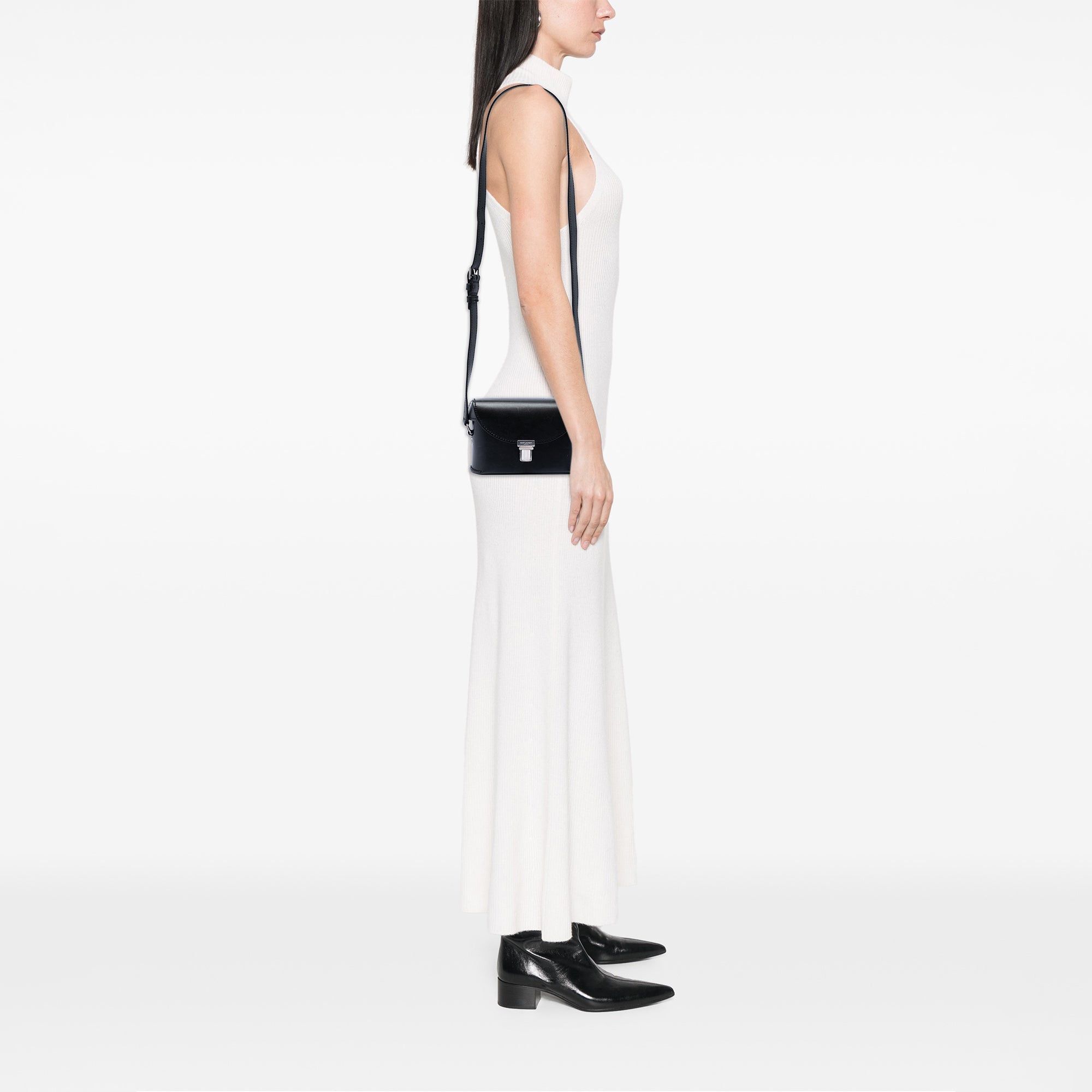 Saint Laurent Paris Leather Tuc Box Crossbody Size ONE SIZE - 6 Thumbnail