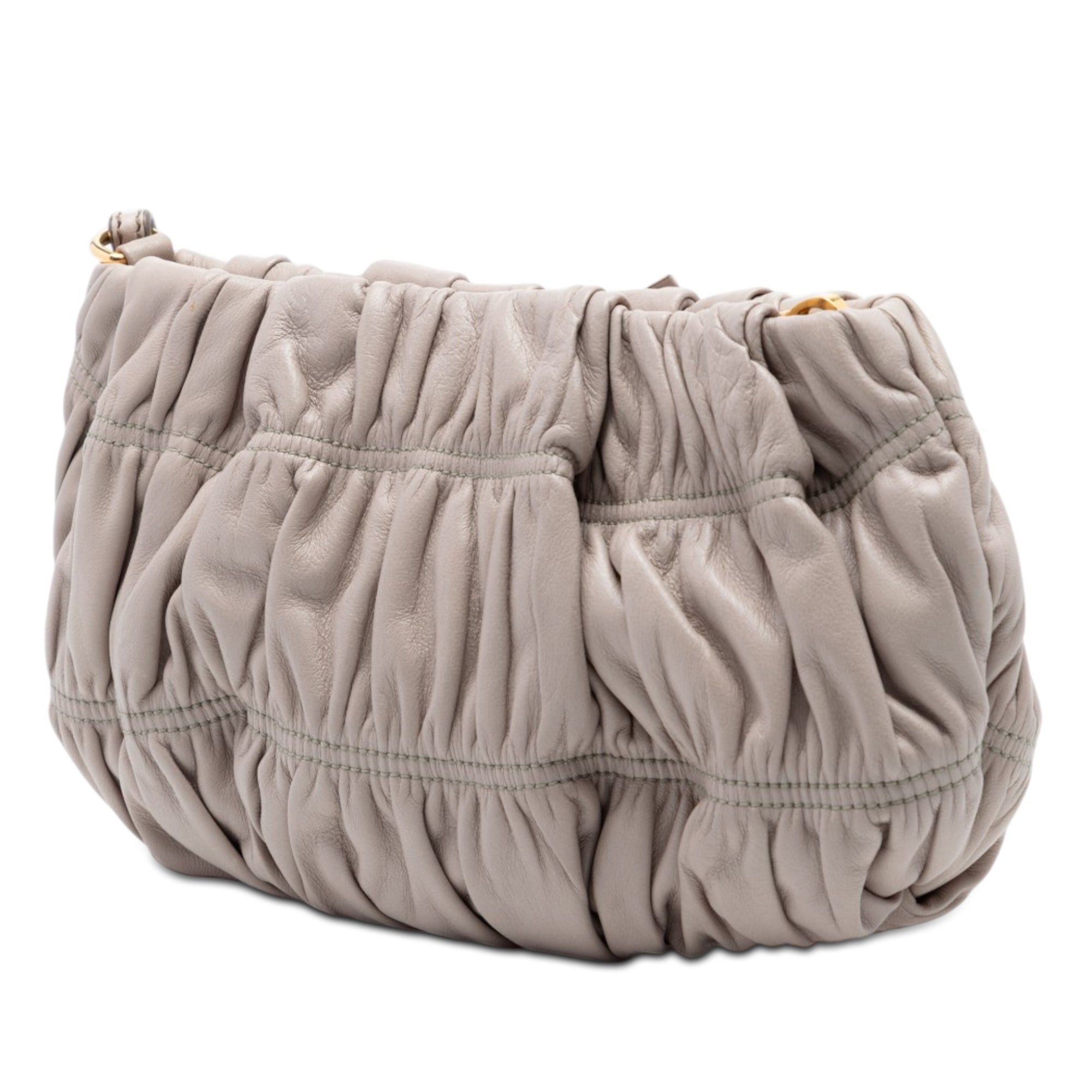 Prada Nappa Gaufre Bow Wristlet Clutch Size ONE SIZE - 2 Thumbnail