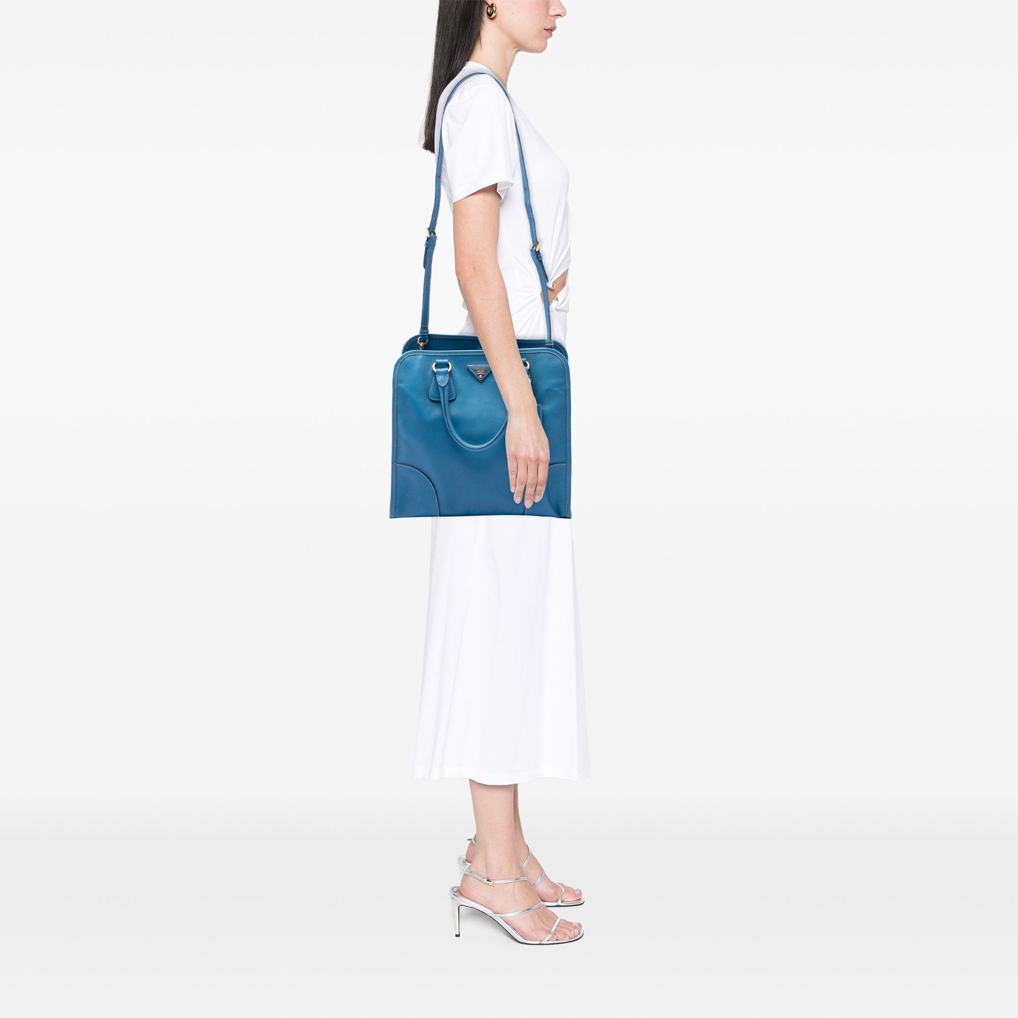 Prada Saffiano Lux Shopping Tote Size ONE SIZE - 6 Thumbnail