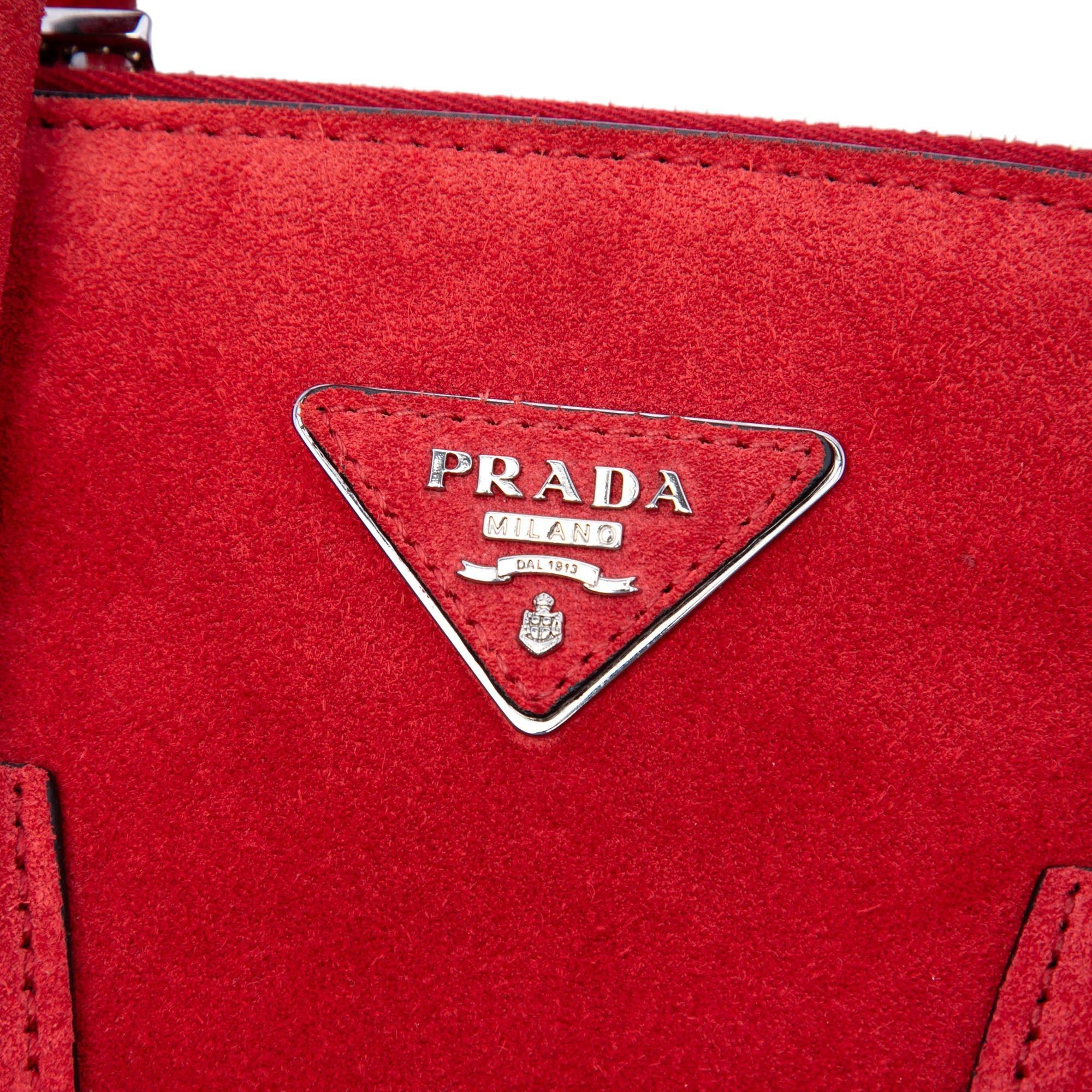 Prada Small Scamosciato Twin Pocket Satchel Size ONE SIZE - 5 Thumbnail