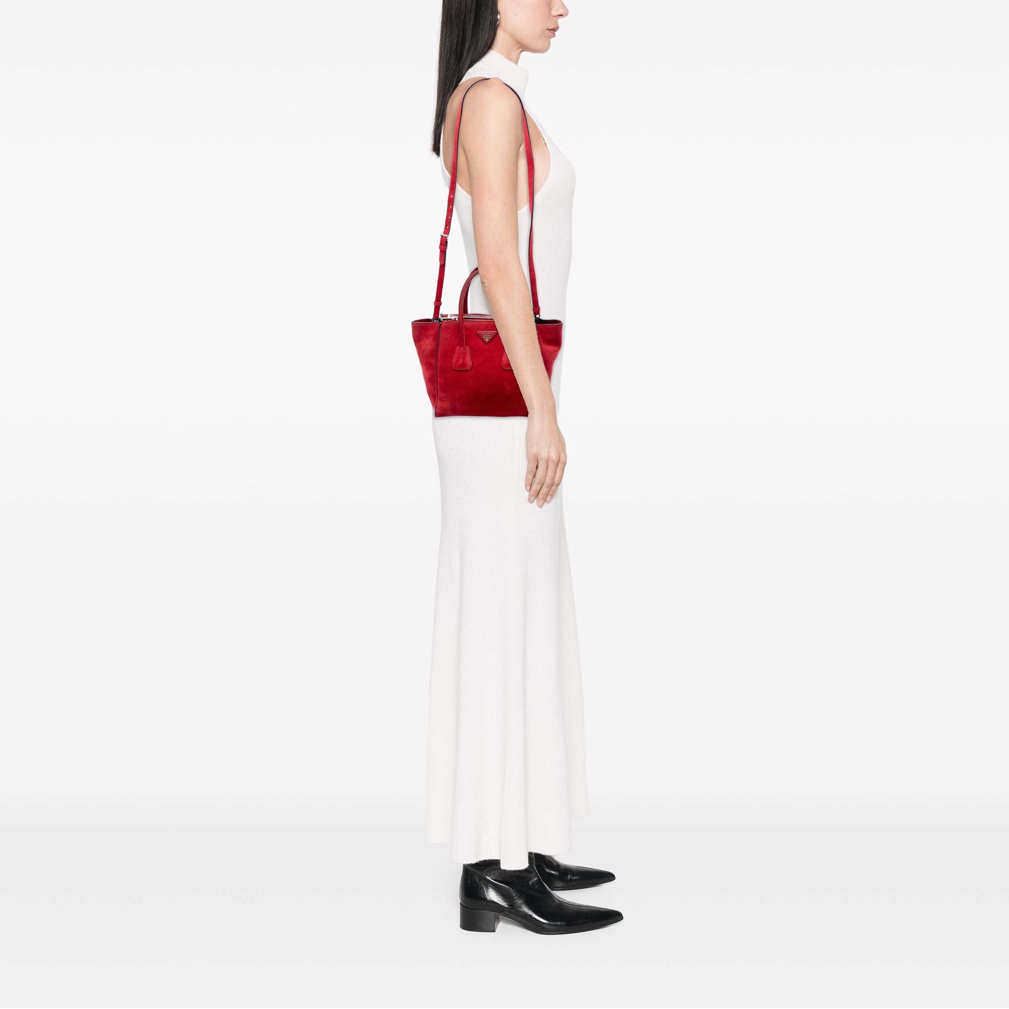 Prada Small Scamosciato Twin Pocket Satchel Size ONE SIZE - 6 Thumbnail