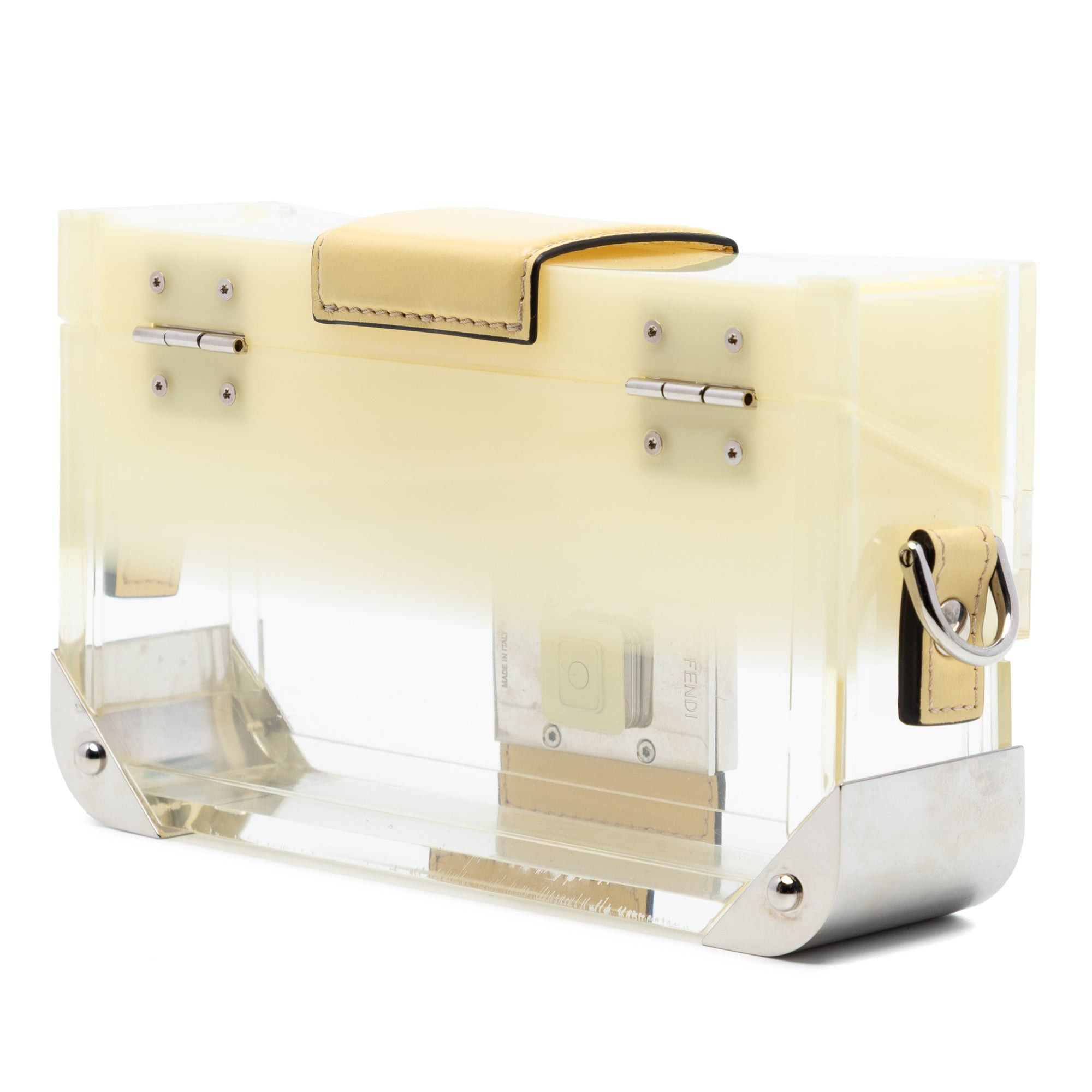 Fendi Mini Acrylic Vitello Trunk Baguette Crossbody Size ONE SIZE - 2 Thumbnail
