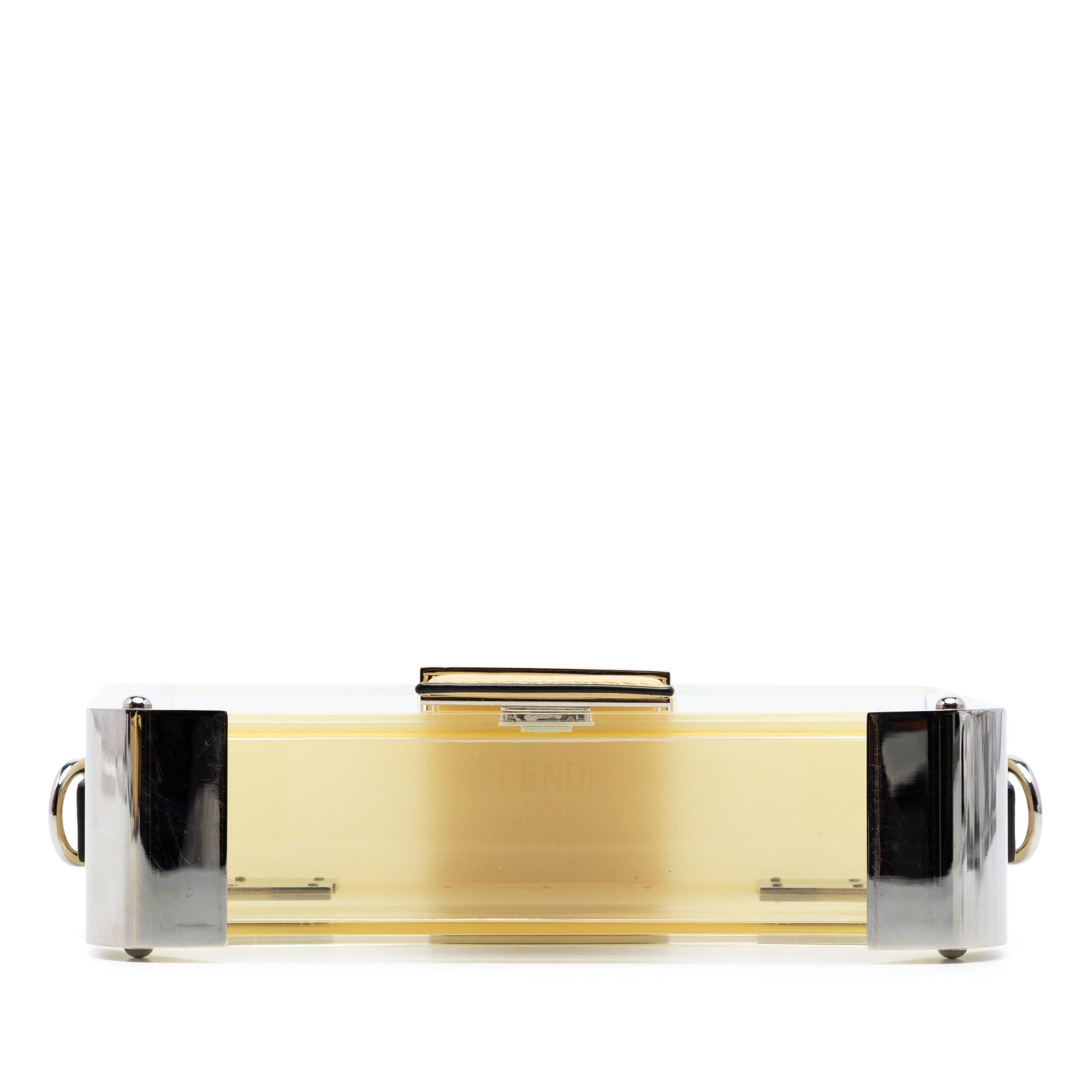 Fendi Mini Acrylic Vitello Trunk Baguette Crossbody Size ONE SIZE - 3 Thumbnail