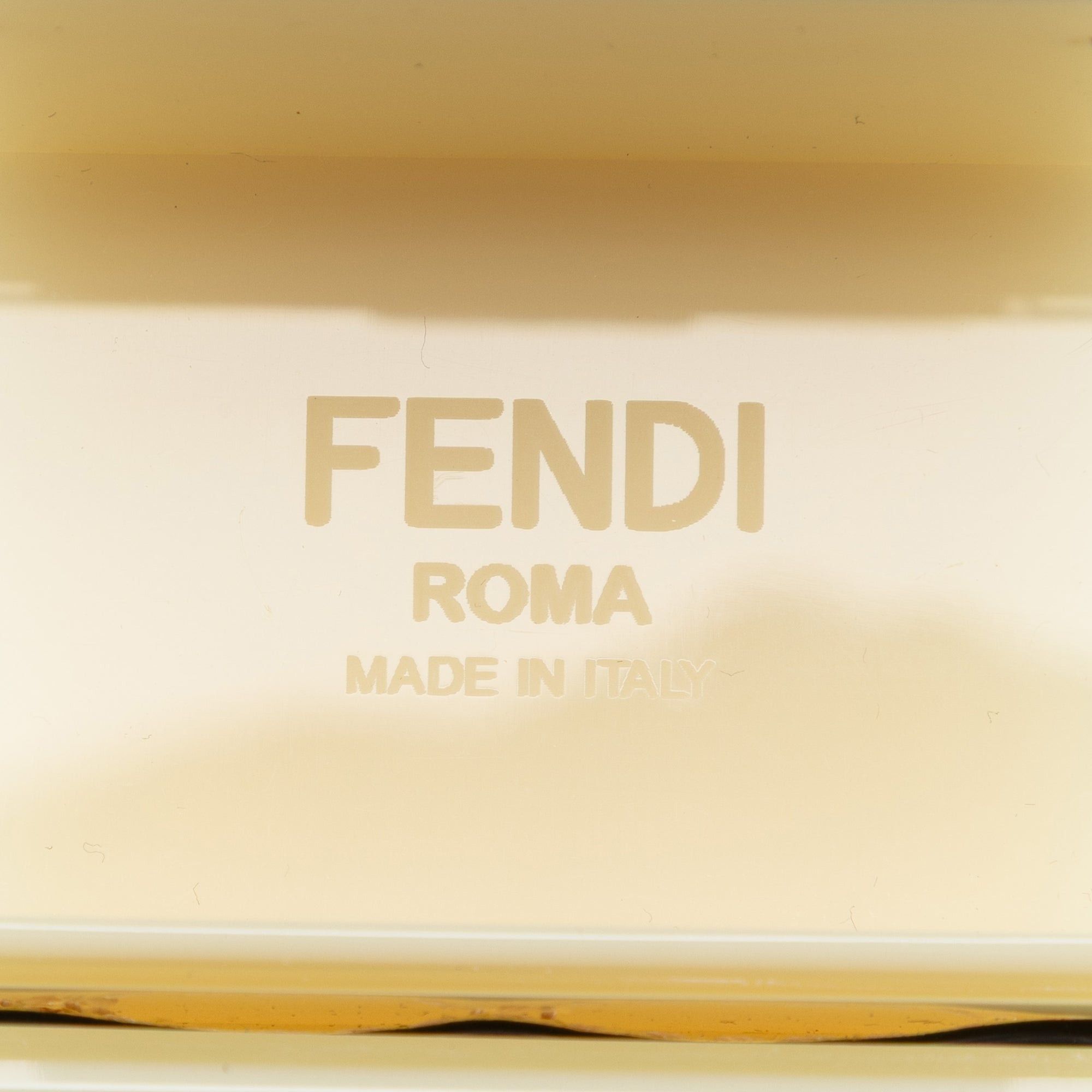 Fendi Mini Acrylic Vitello Trunk Baguette Crossbody Size ONE SIZE - 5 Thumbnail