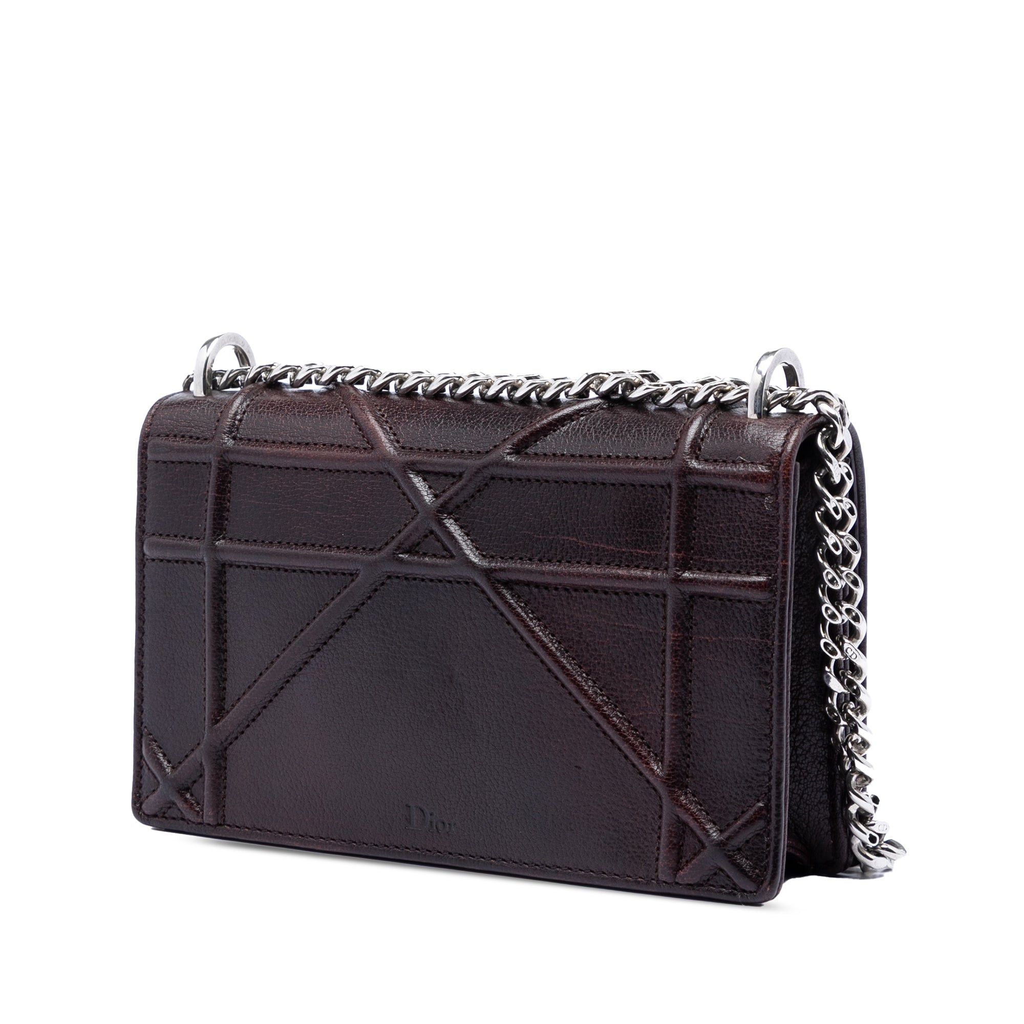Dior Mini Grained Calfskin Diorama Flap Size ONE SIZE - 2 Thumbnail
