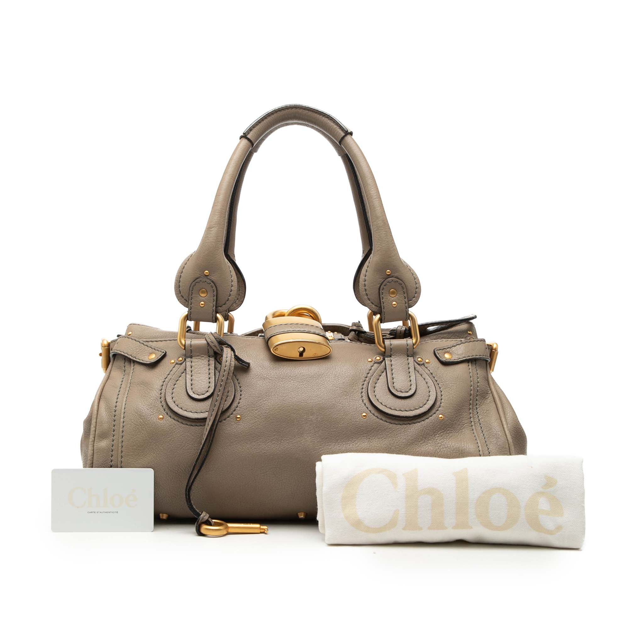 Chloe Medium Leather Paddington Handbag Size ONE SIZE - 8 Thumbnail
