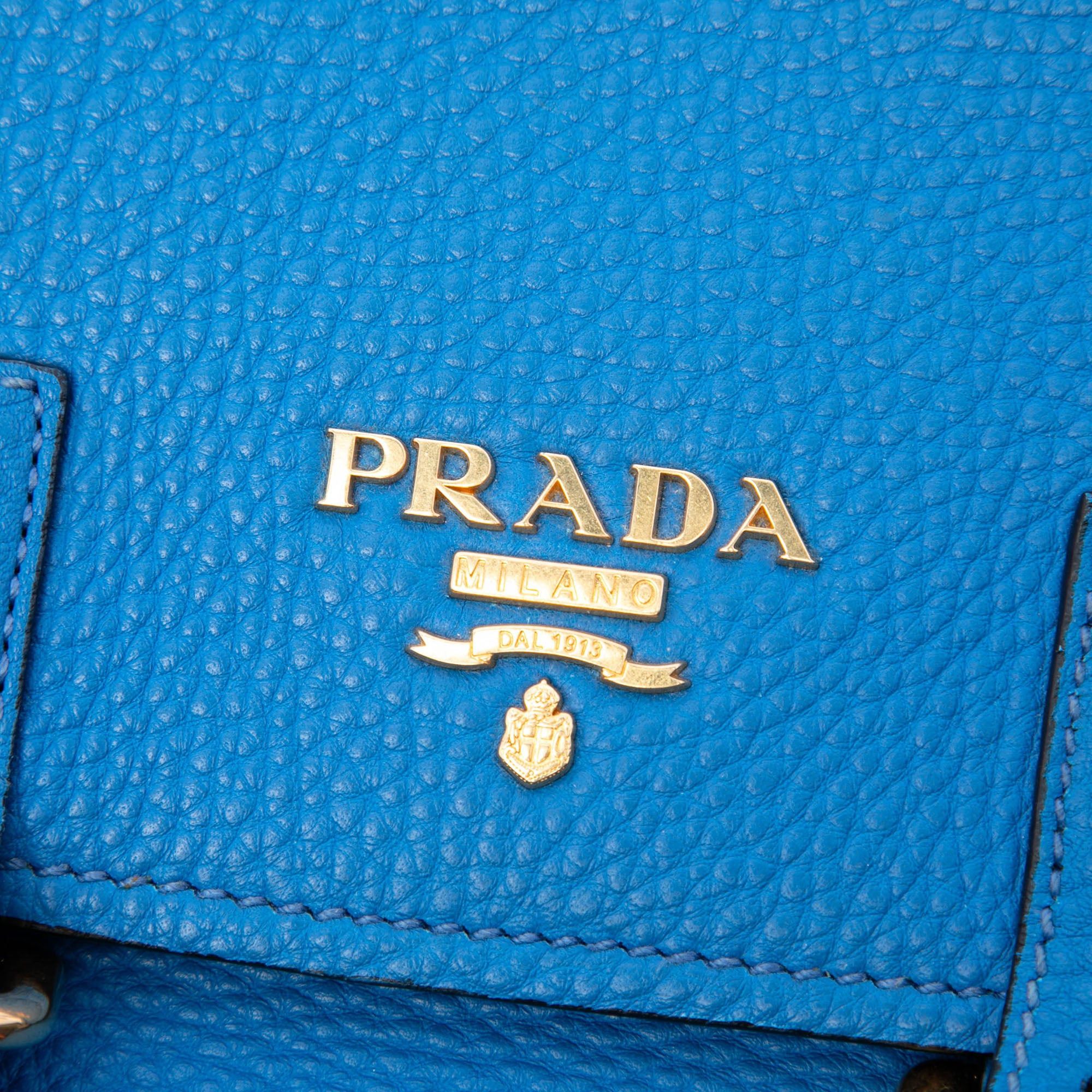 Prada Vitello Daino Double Buckle Messenger Bag Size ONE SIZE - 5 Thumbnail