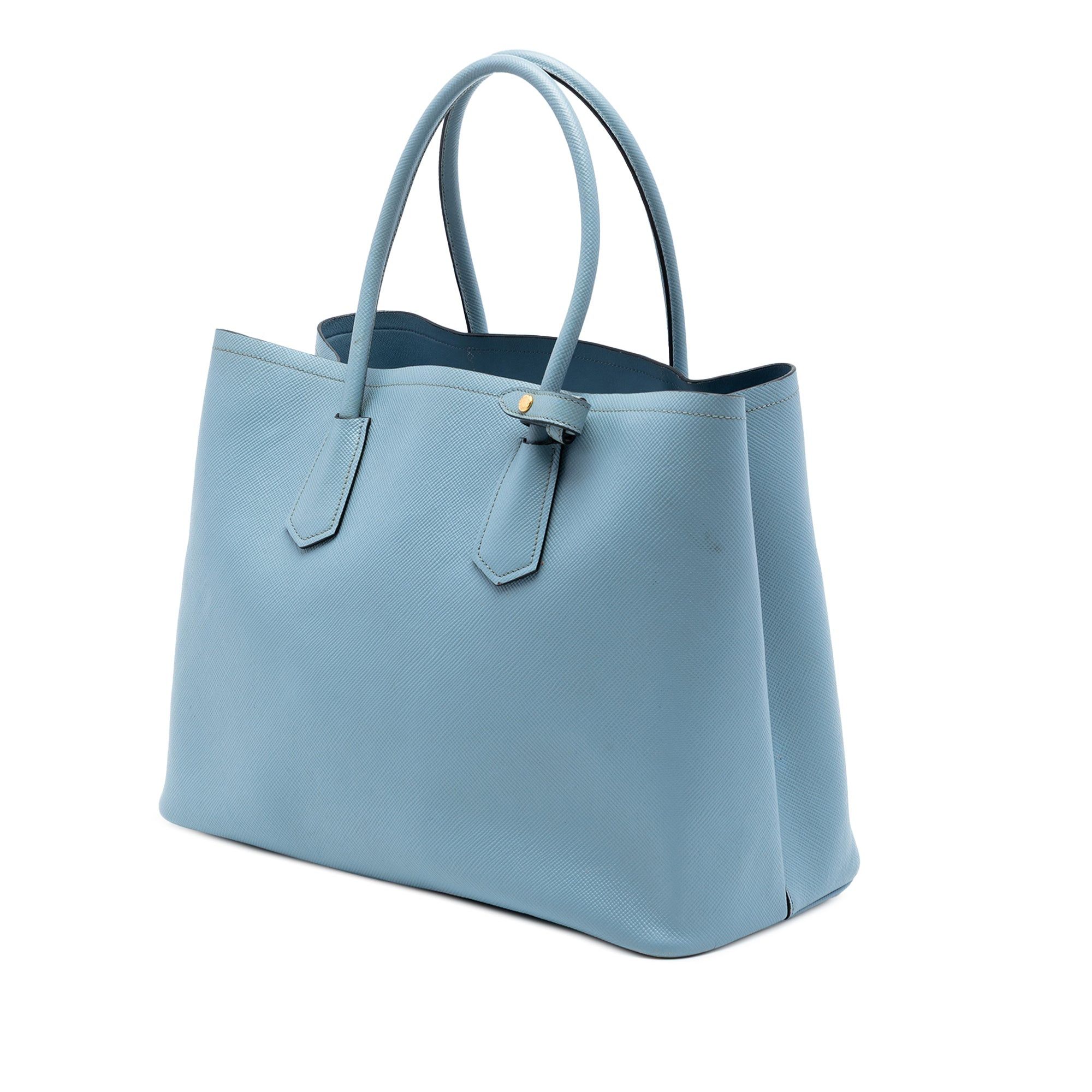 Prada Large Saffiano Cuir Double Satchel Size ONE SIZE - 2 Thumbnail