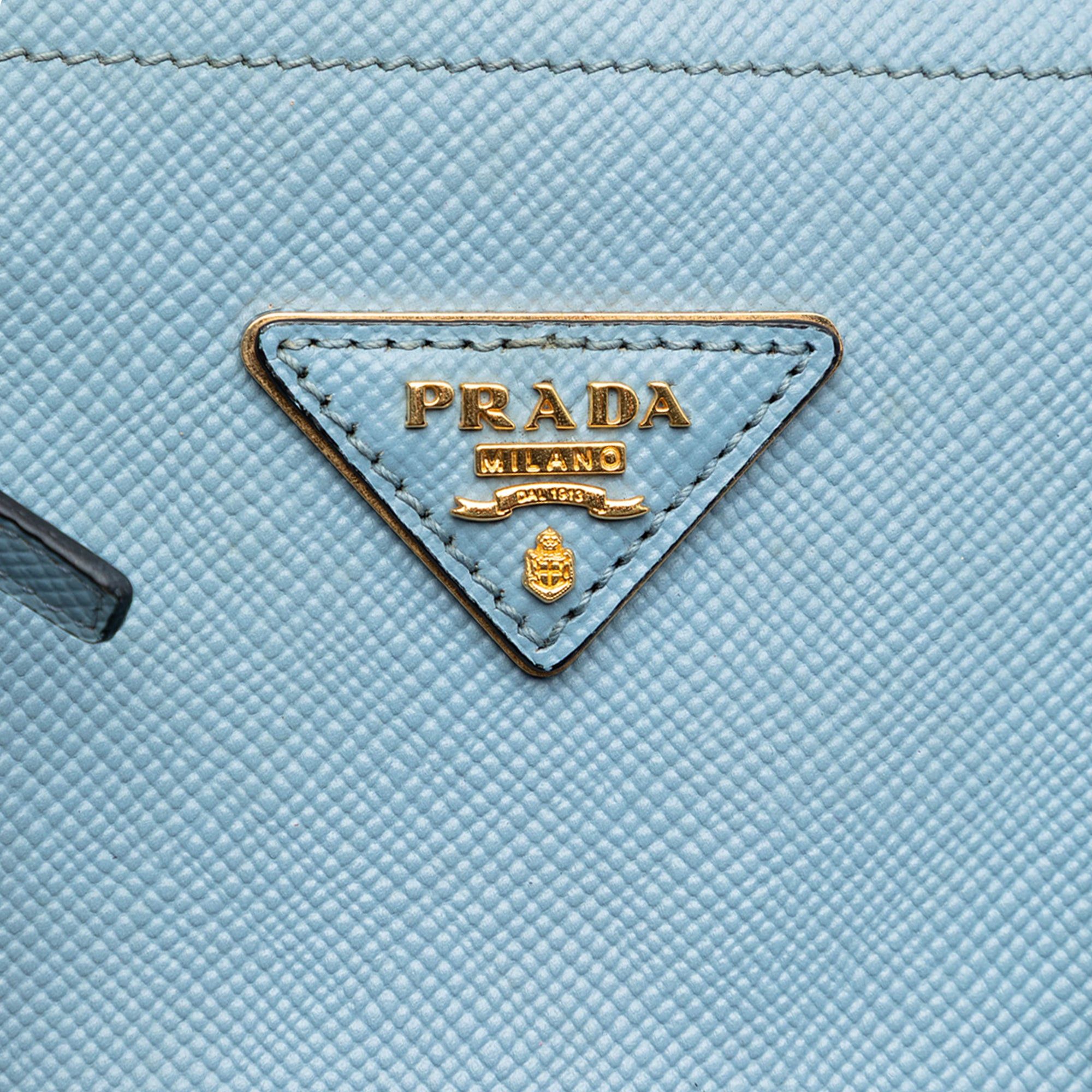Prada Large Saffiano Cuir Double Satchel Size ONE SIZE - 5 Thumbnail
