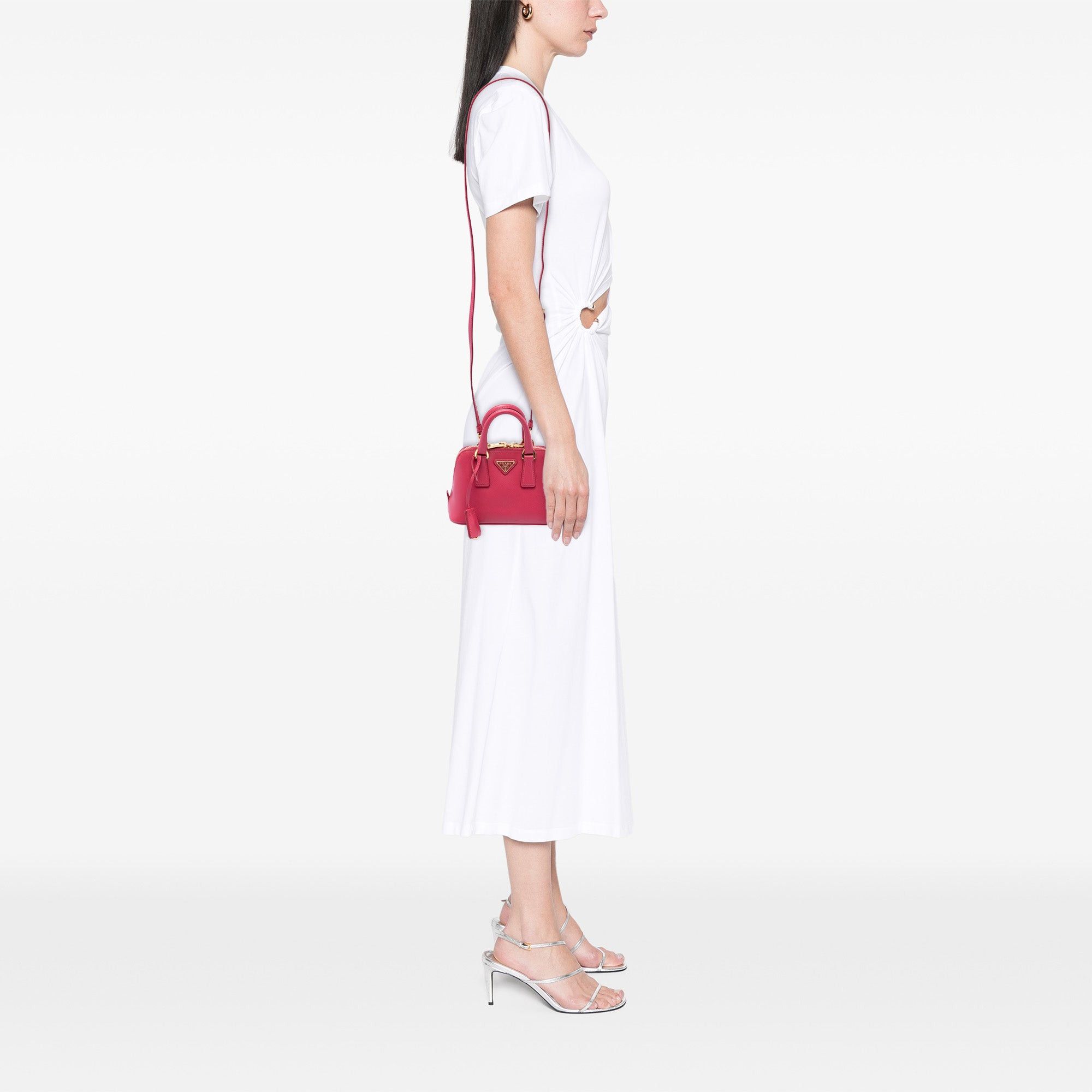 Prada Mini Saffiano Lux Promenade Satchel Size ONE SIZE - 6 Thumbnail