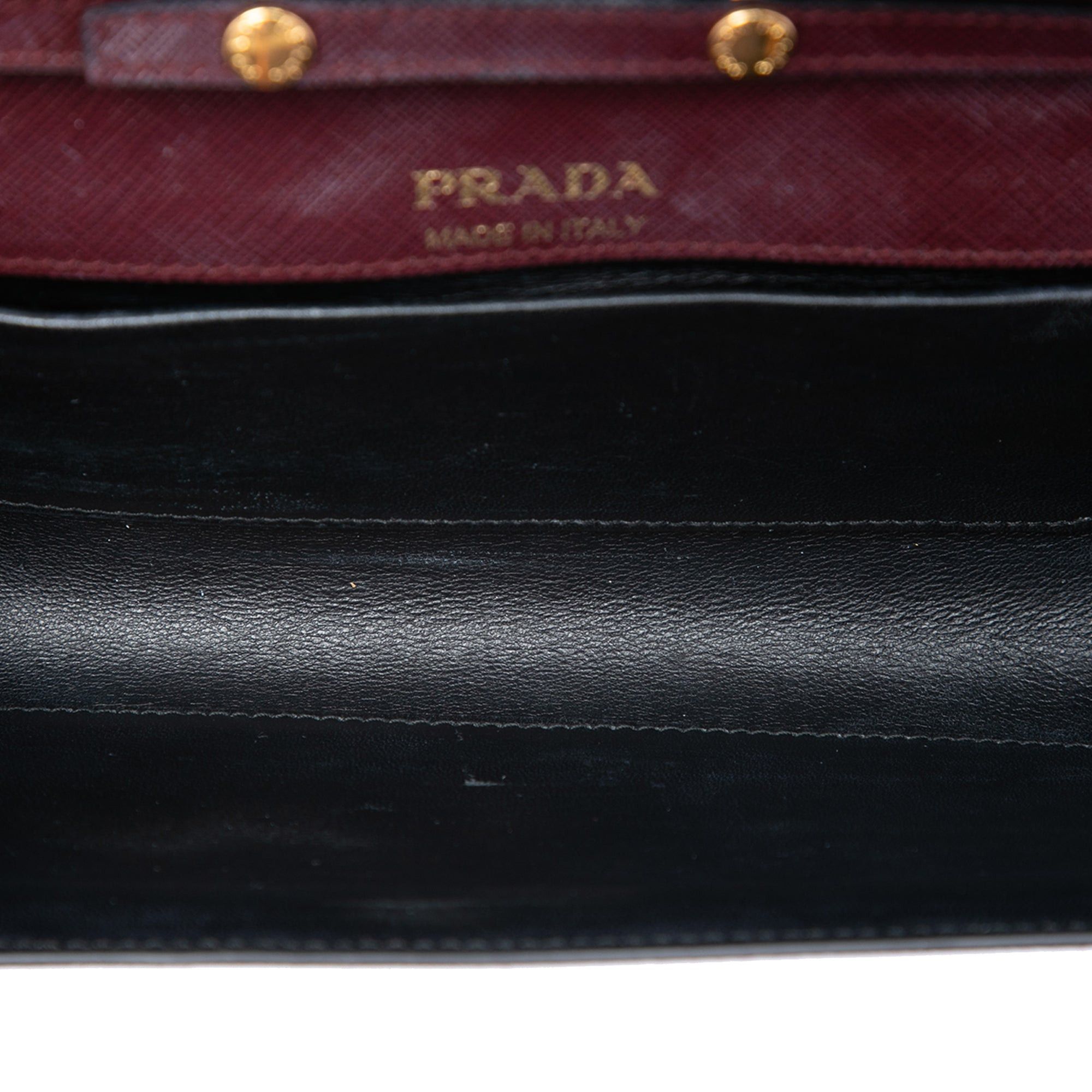 Prada Saffiano and City Calf Bibliotheque Clutch with Chain Size ONE SIZE - 4 Thumbnail