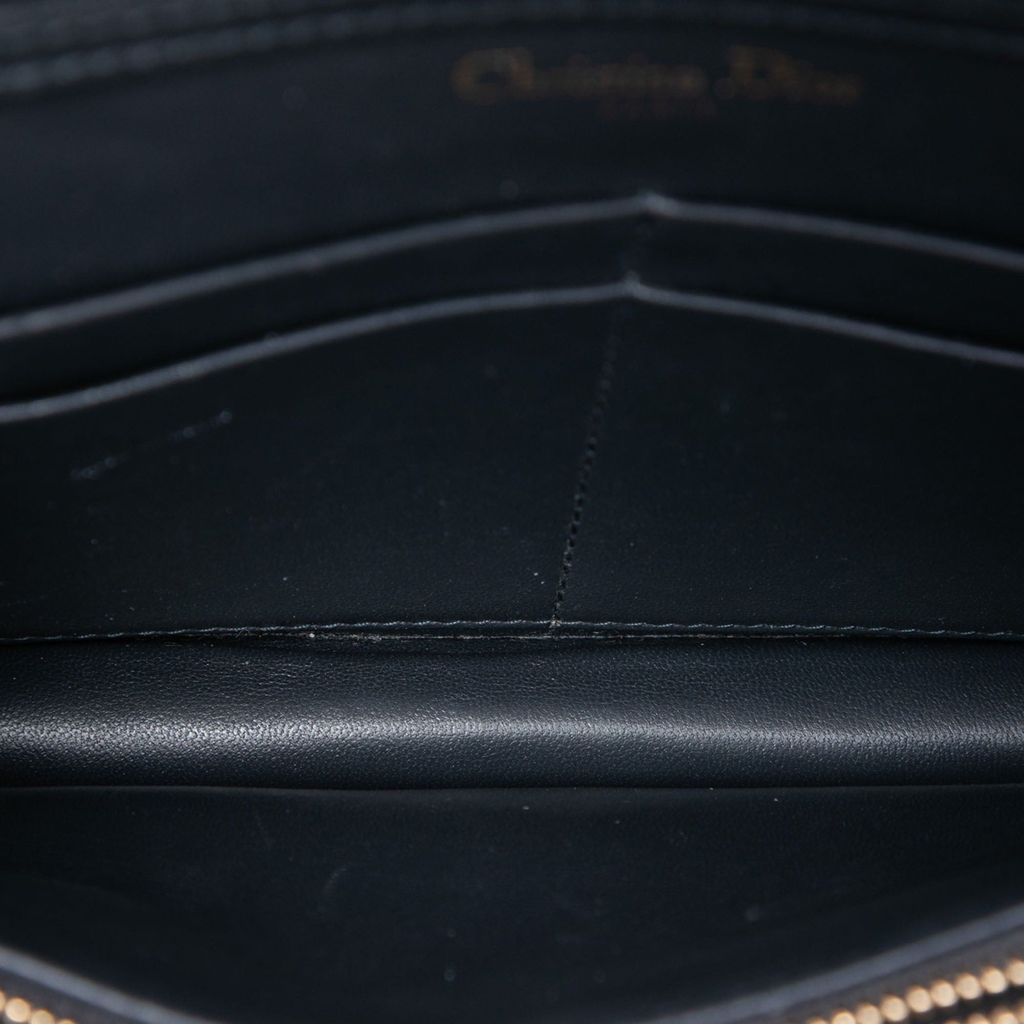 Dior Metallic Calfskin Diorama Wallet on Chain Size ONE SIZE - 4 Thumbnail