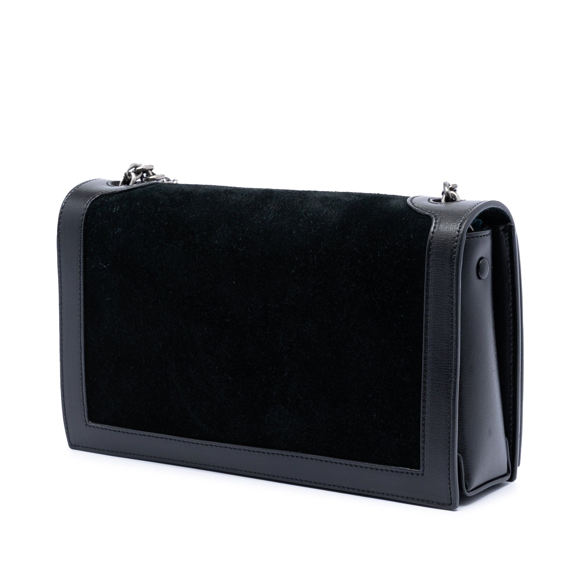 Saint Laurent Paris Suede Monogram Book Bag Size ONE SIZE - 2 Thumbnail