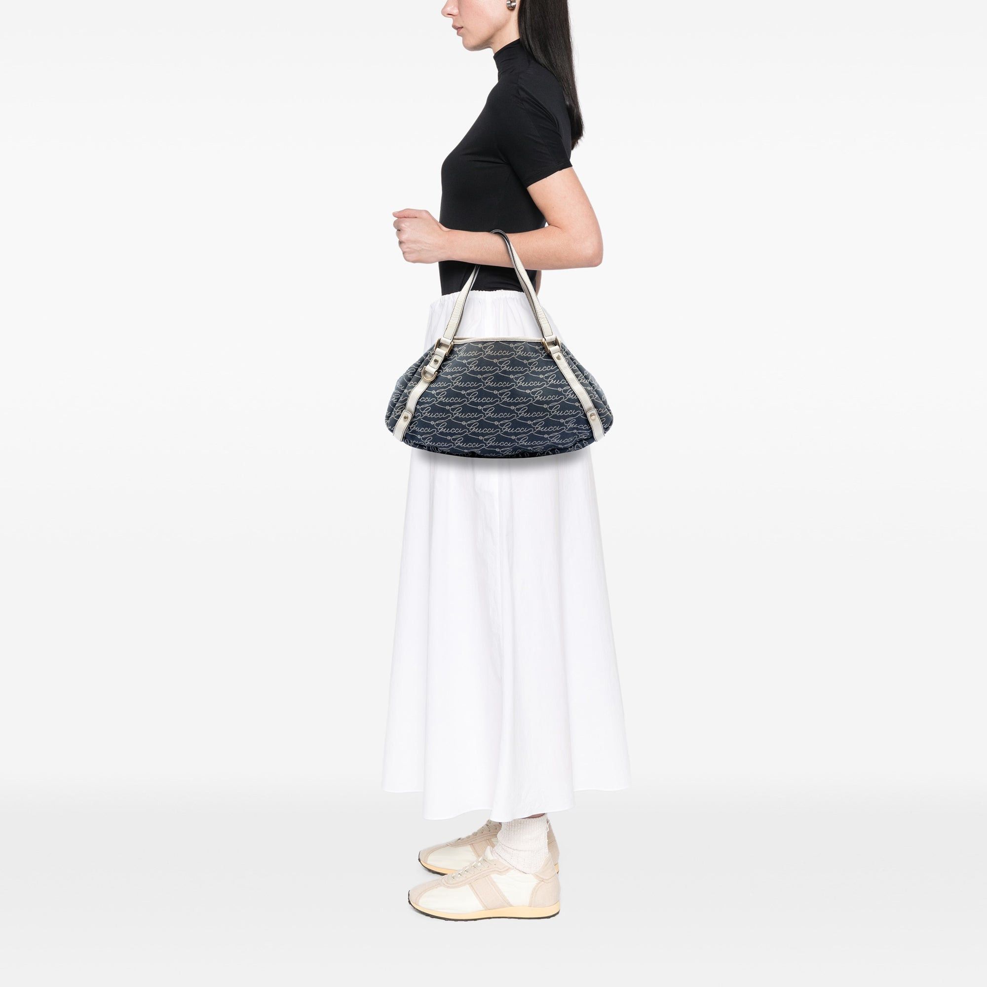 Gucci 85th Anniversary Canvas Logo Abbey D Ring Tote Size ONE SIZE - 7 Thumbnail