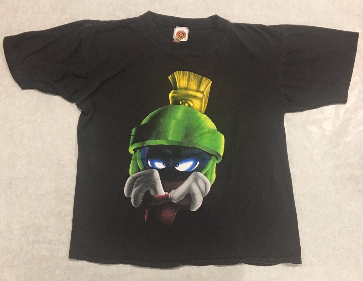 Vintage Vintage 1997 Marvin the Martian Big Head Tee Looney