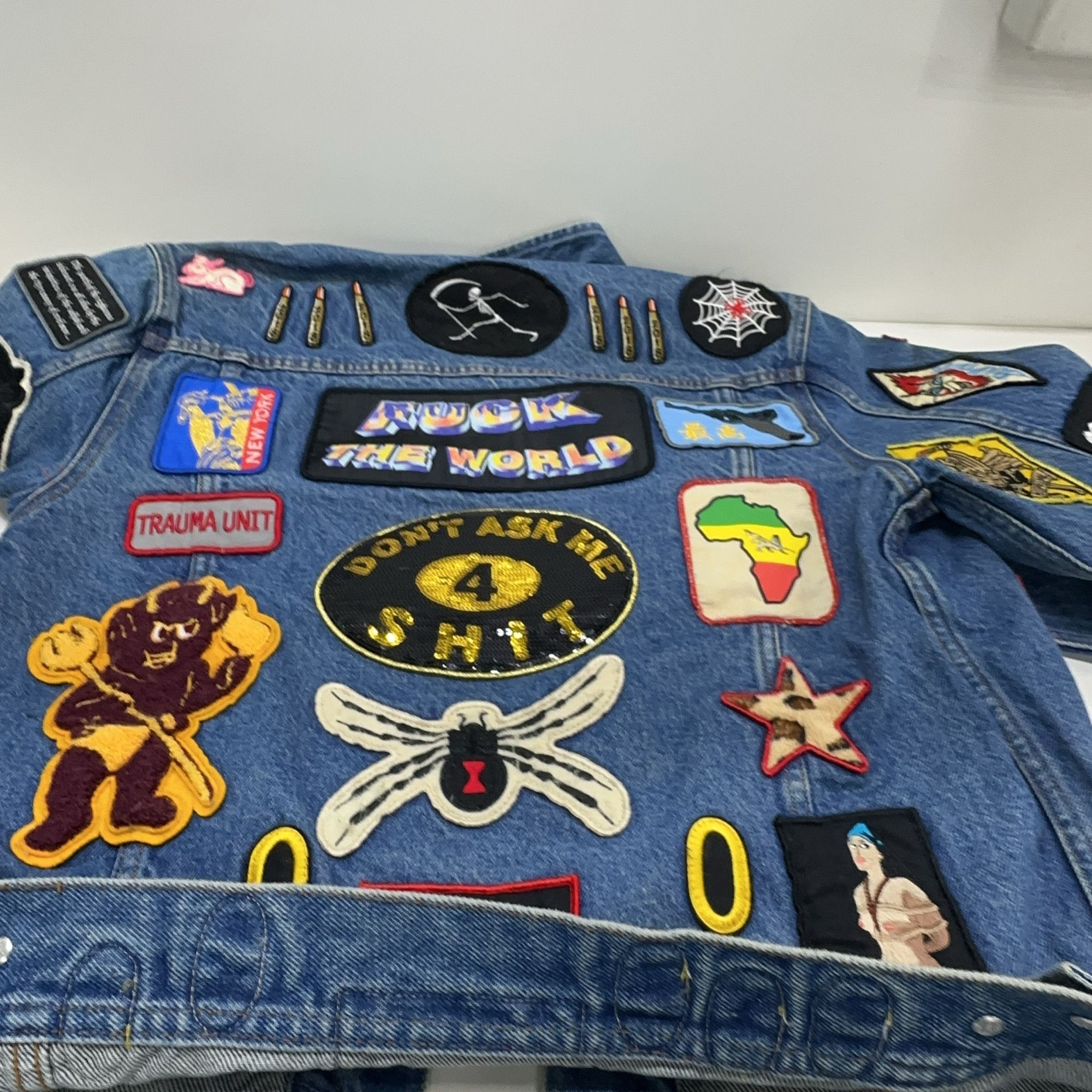 Supreme Supreme Patched Denim Jacket Size S Size US S / EU 44-46 / 1 - 8 Thumbnail