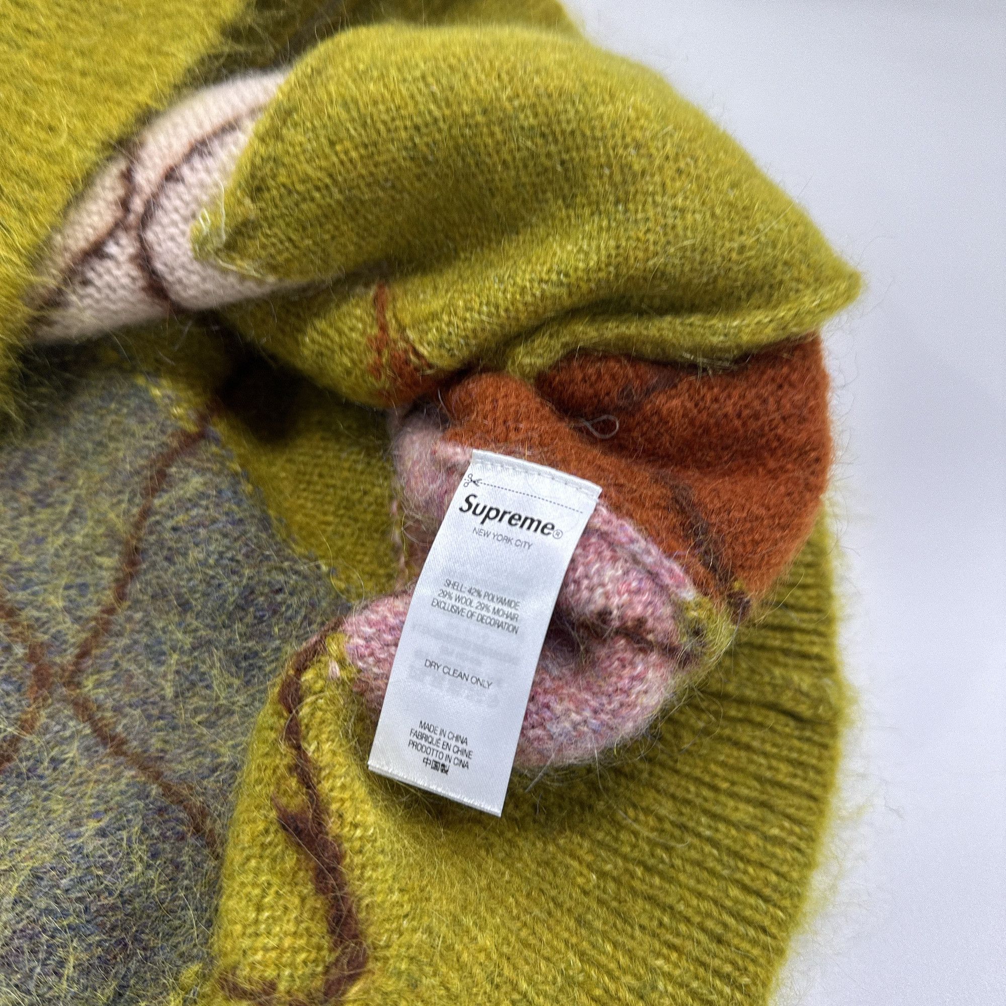 Supreme Supreme Argyle Mohair Zip Vest Size M Size US M / EU 48-50 / 2 - 4 Thumbnail
